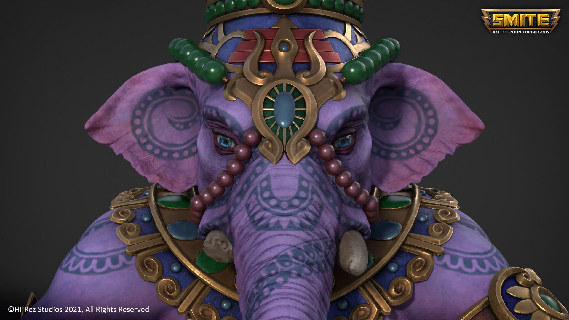 God Ganesh in Smite Wallpapers