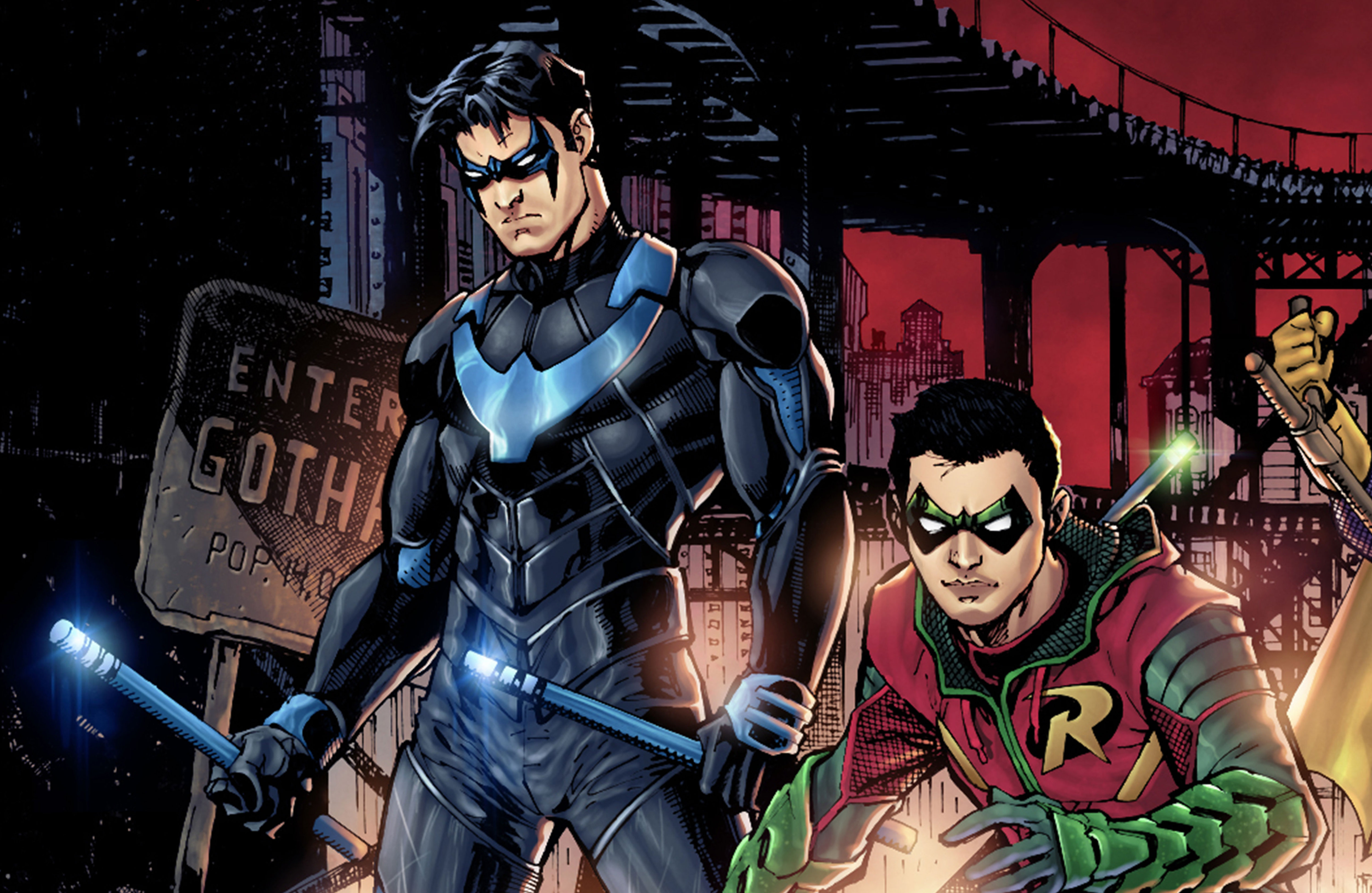 Gotham Knights Dick Grayson DC Comic Wallpapers