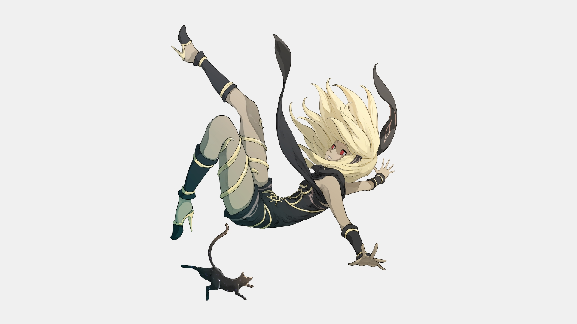 Gravity Rush Game Digital Wallpapers