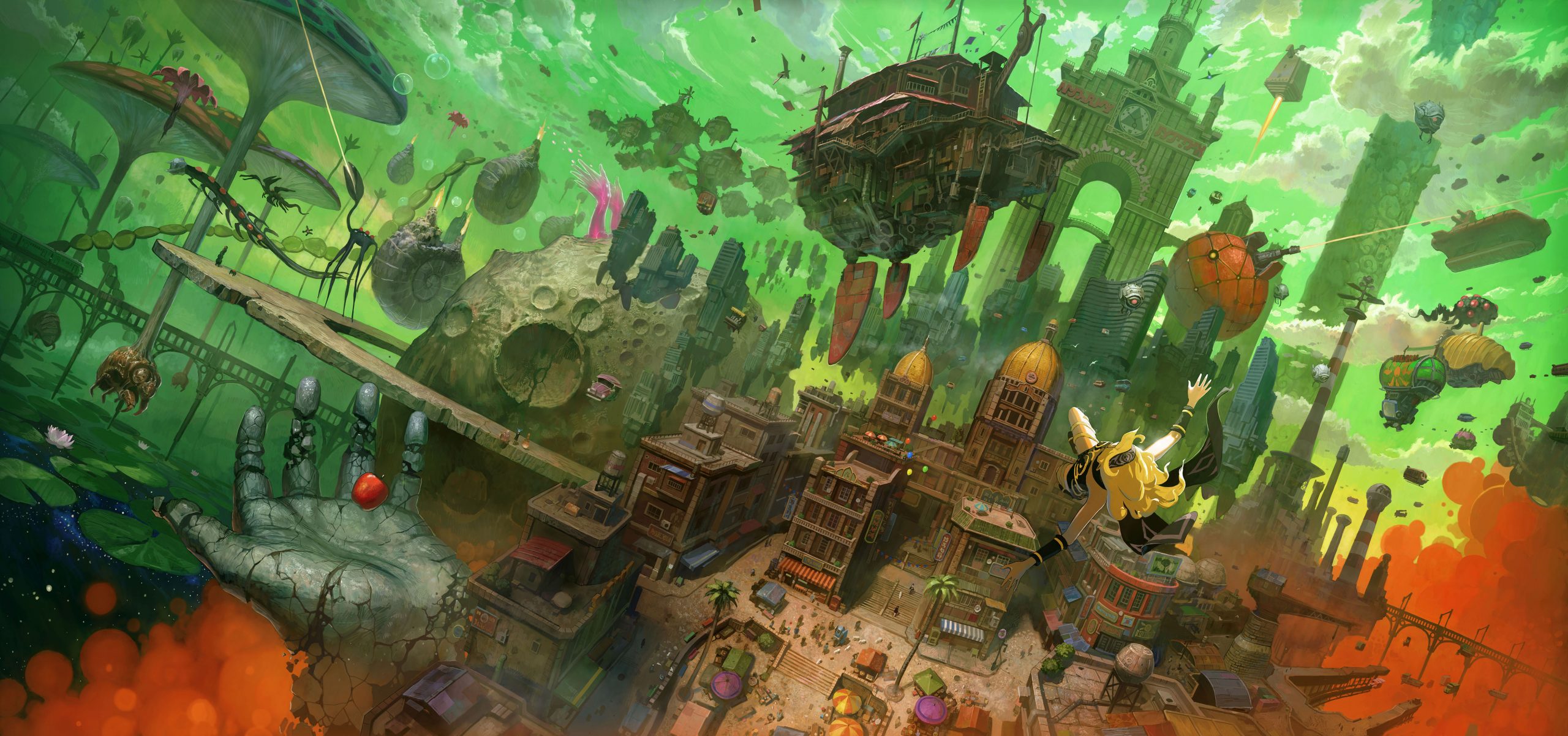 Gravity Rush Game Digital Wallpapers