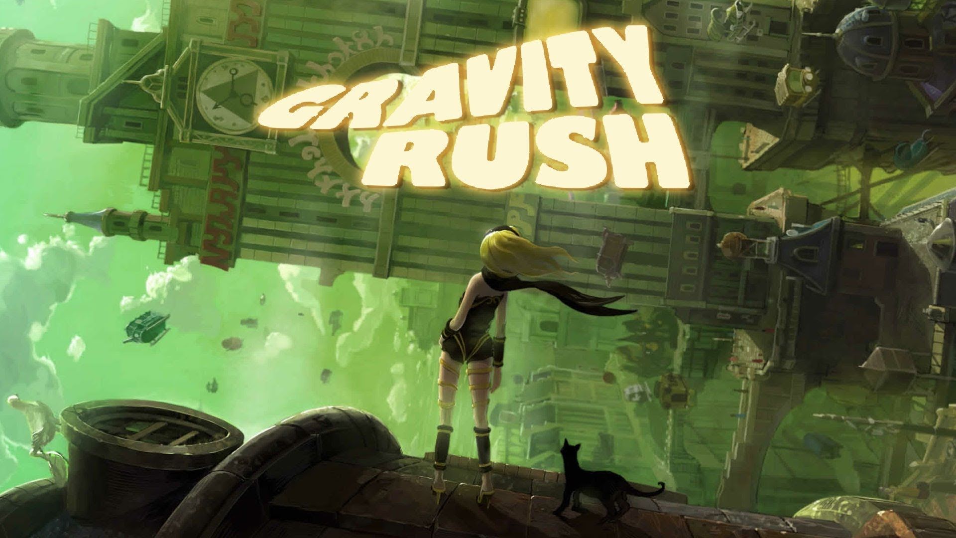 Gravity Rush Game Digital Wallpapers