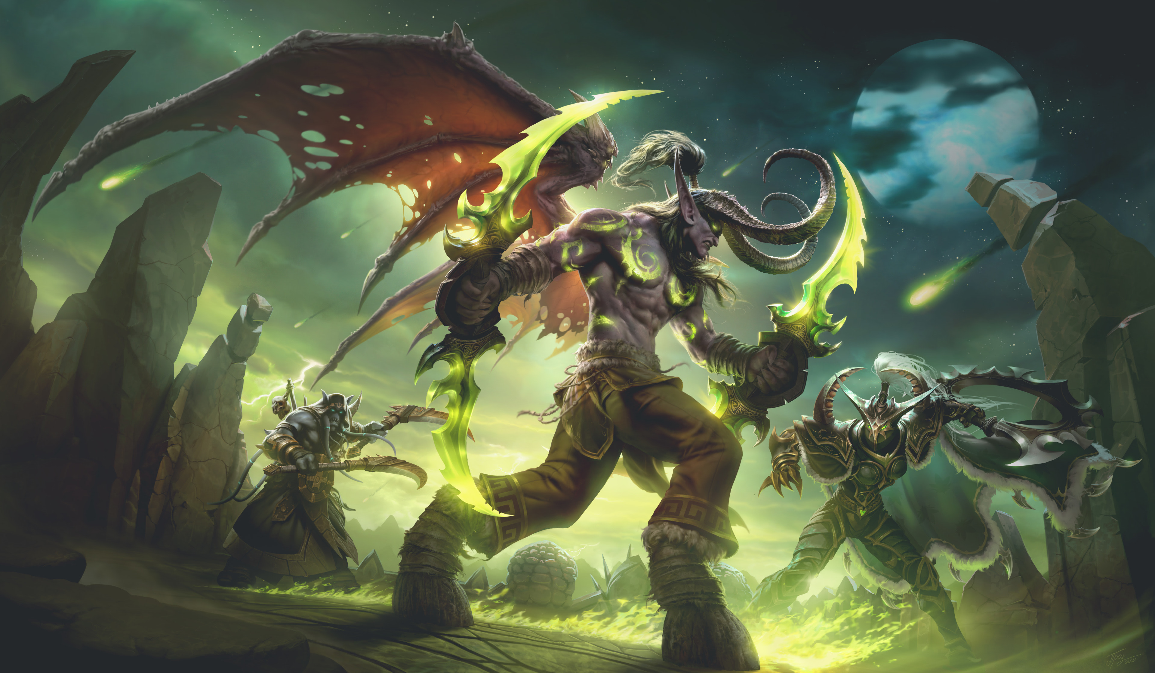 Illidan Stomrage WoW Wallpapers