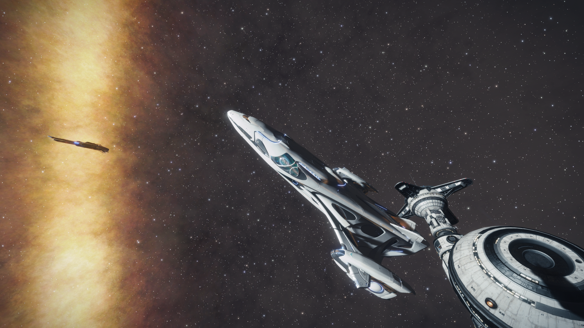 Imperial Cutter Spaceship Elite Dangerous Wallpapers