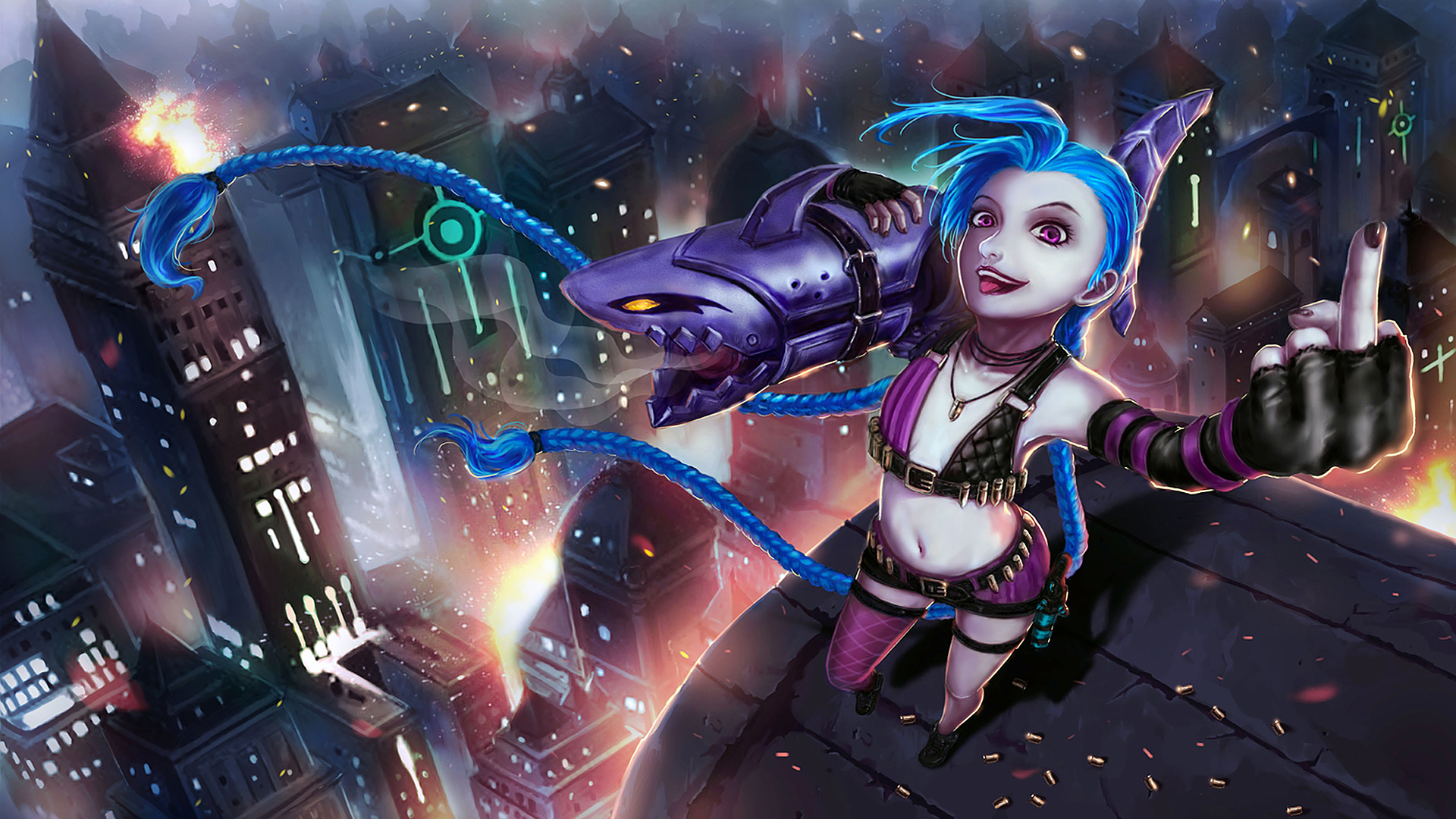 Jinx Cool League Of Legends Wallpapers