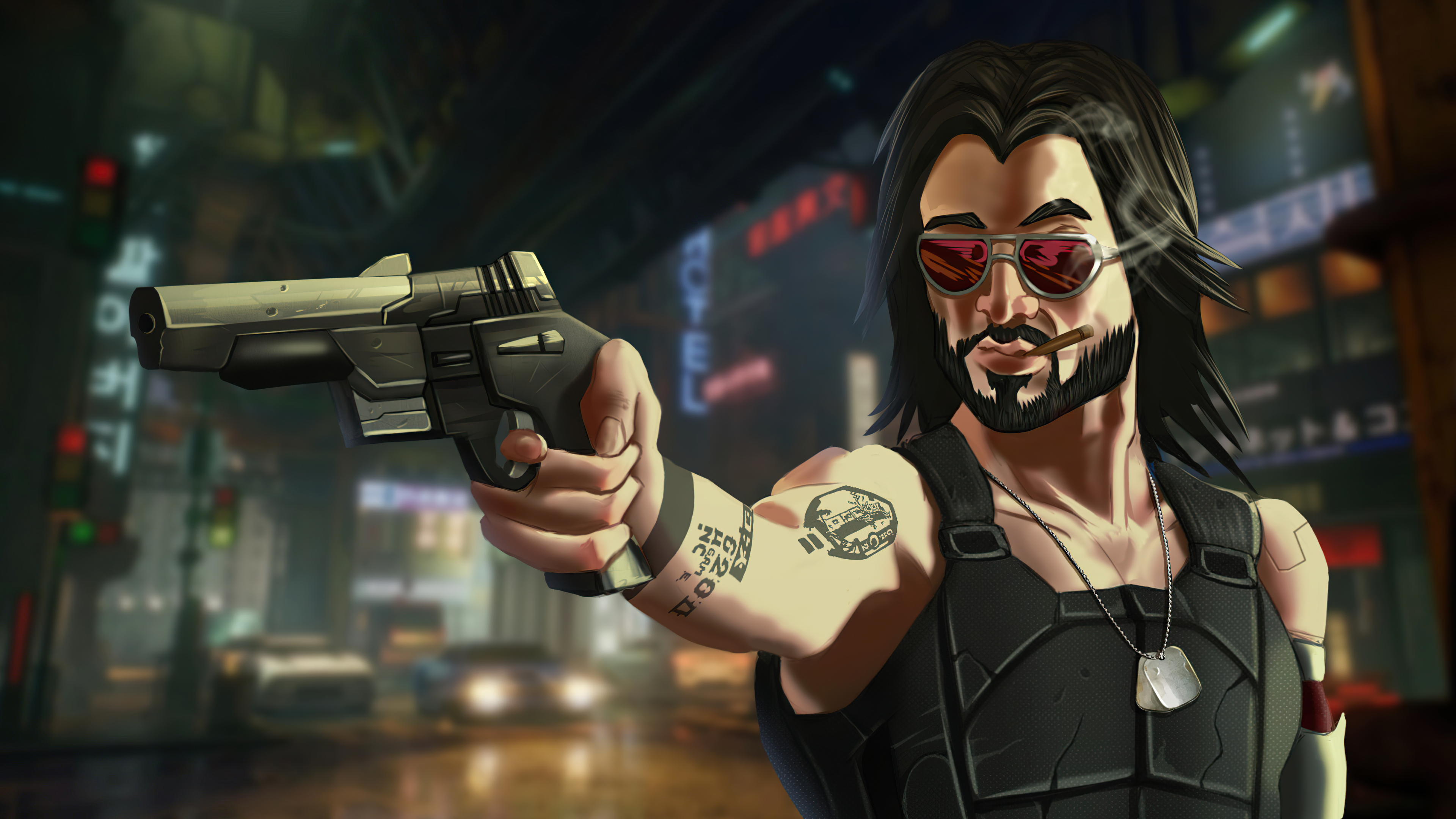 Johnny Silverhand  Cyberpunk Wallpapers