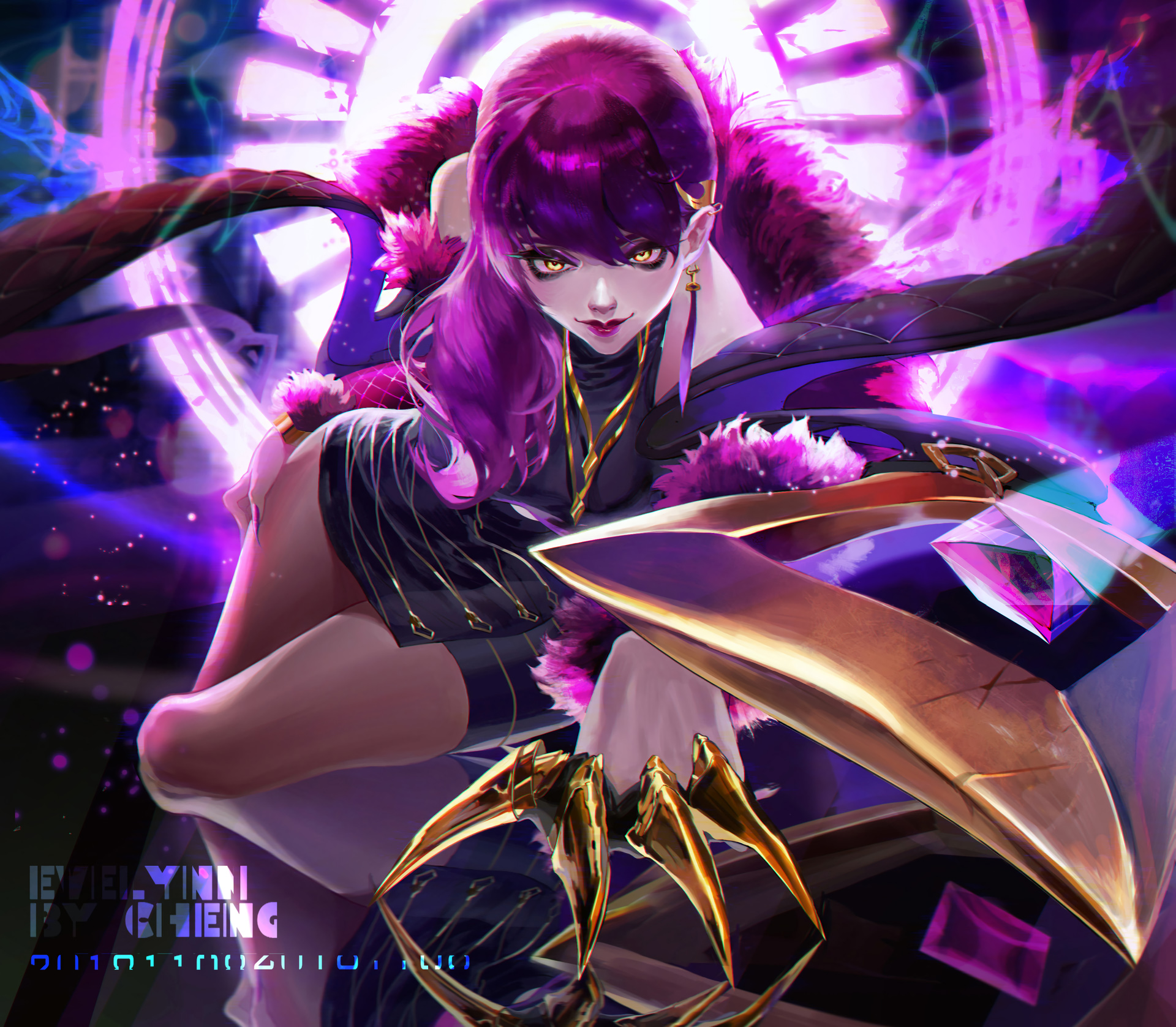 K/DA Evelyn LoL Wallpapers