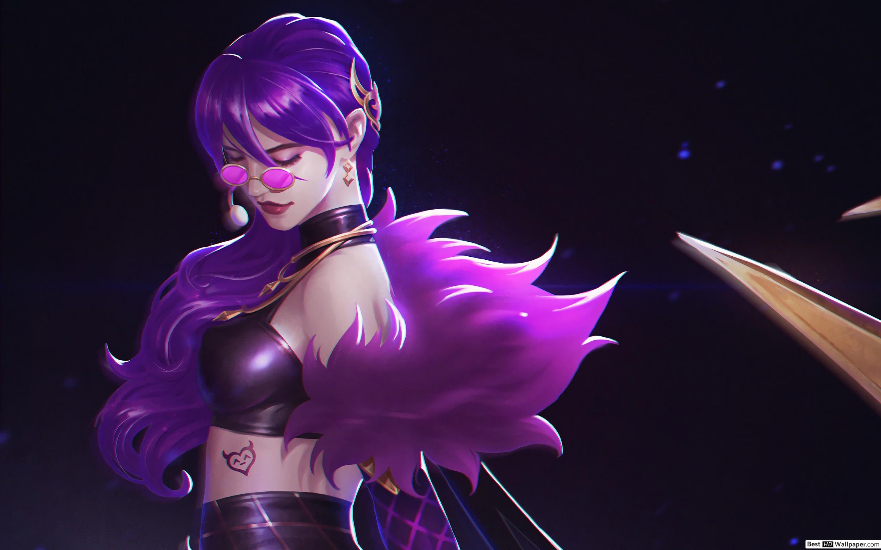 K/DA Evelyn LoL Wallpapers