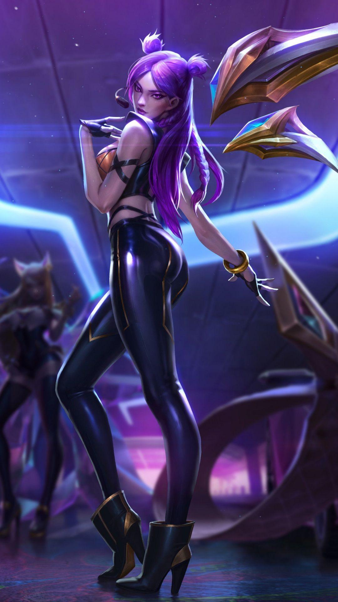 K/DA Kai'Sa Taillights LoL 5K Wallpapers