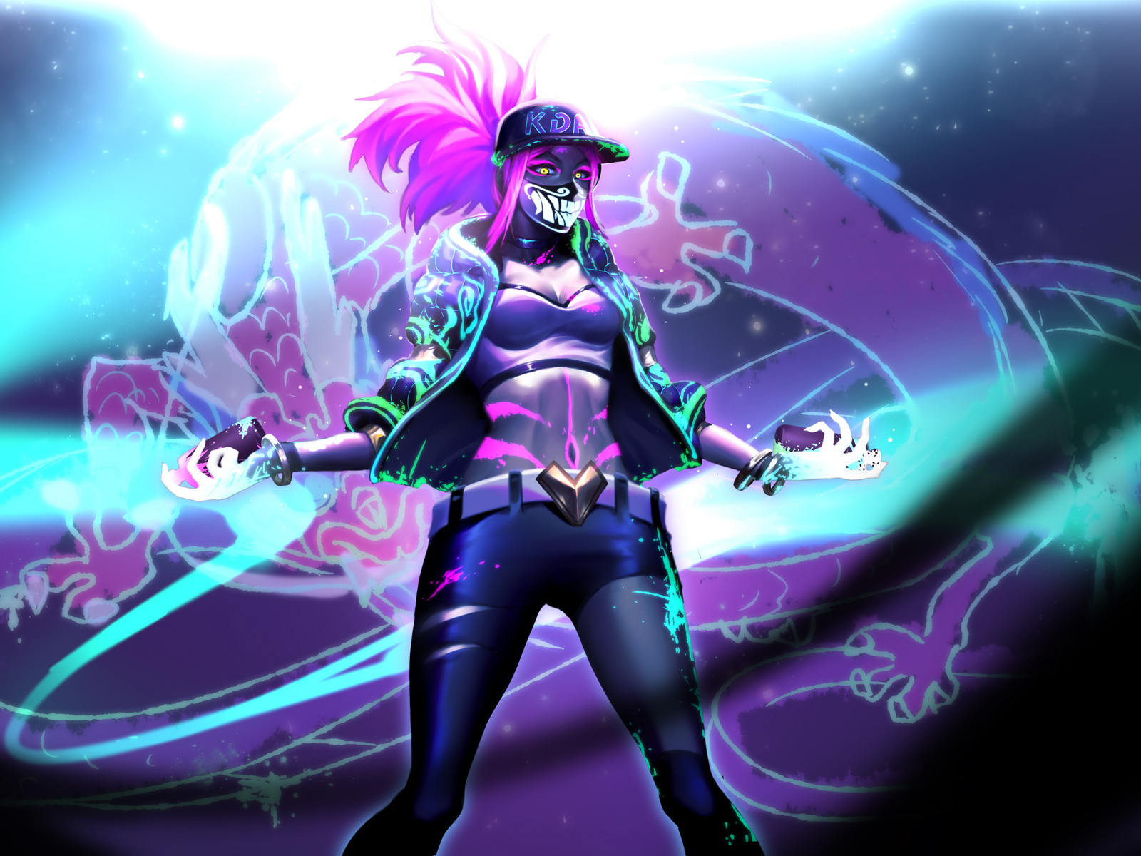 K/DA The Baddest Kai'Sa Wallpapers