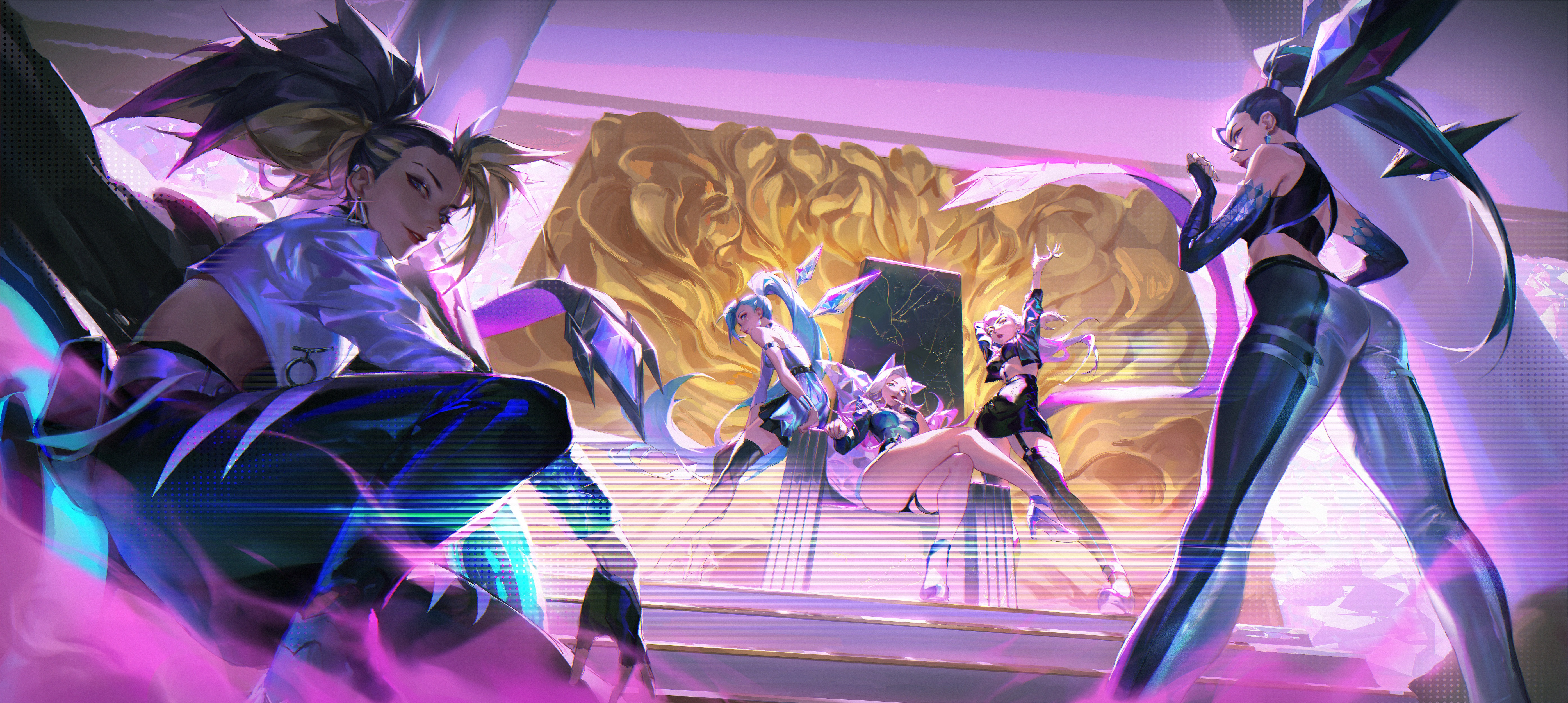 K/DA The Baddest Kai'Sa Wallpapers