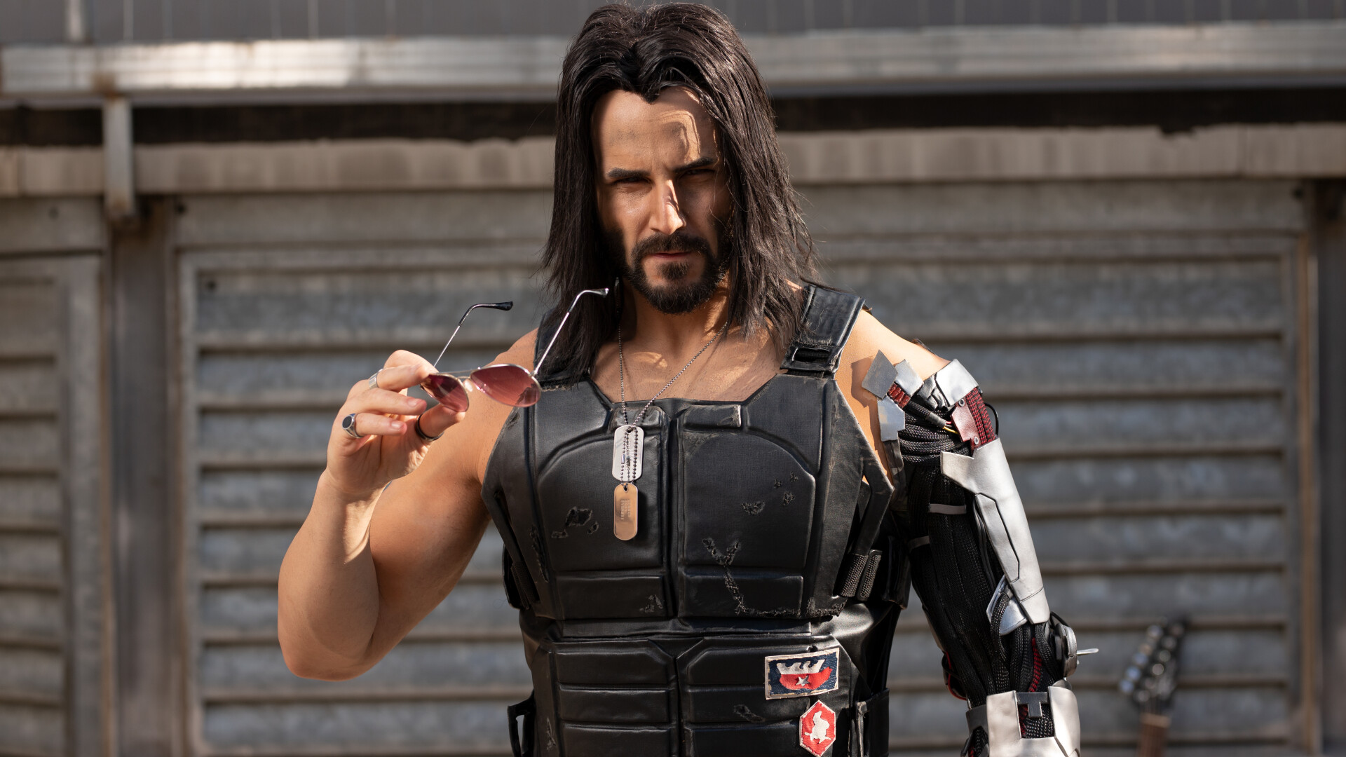 Keanu Reeves as Johnny Silverhand Cyberpunk 2077 Wallpapers