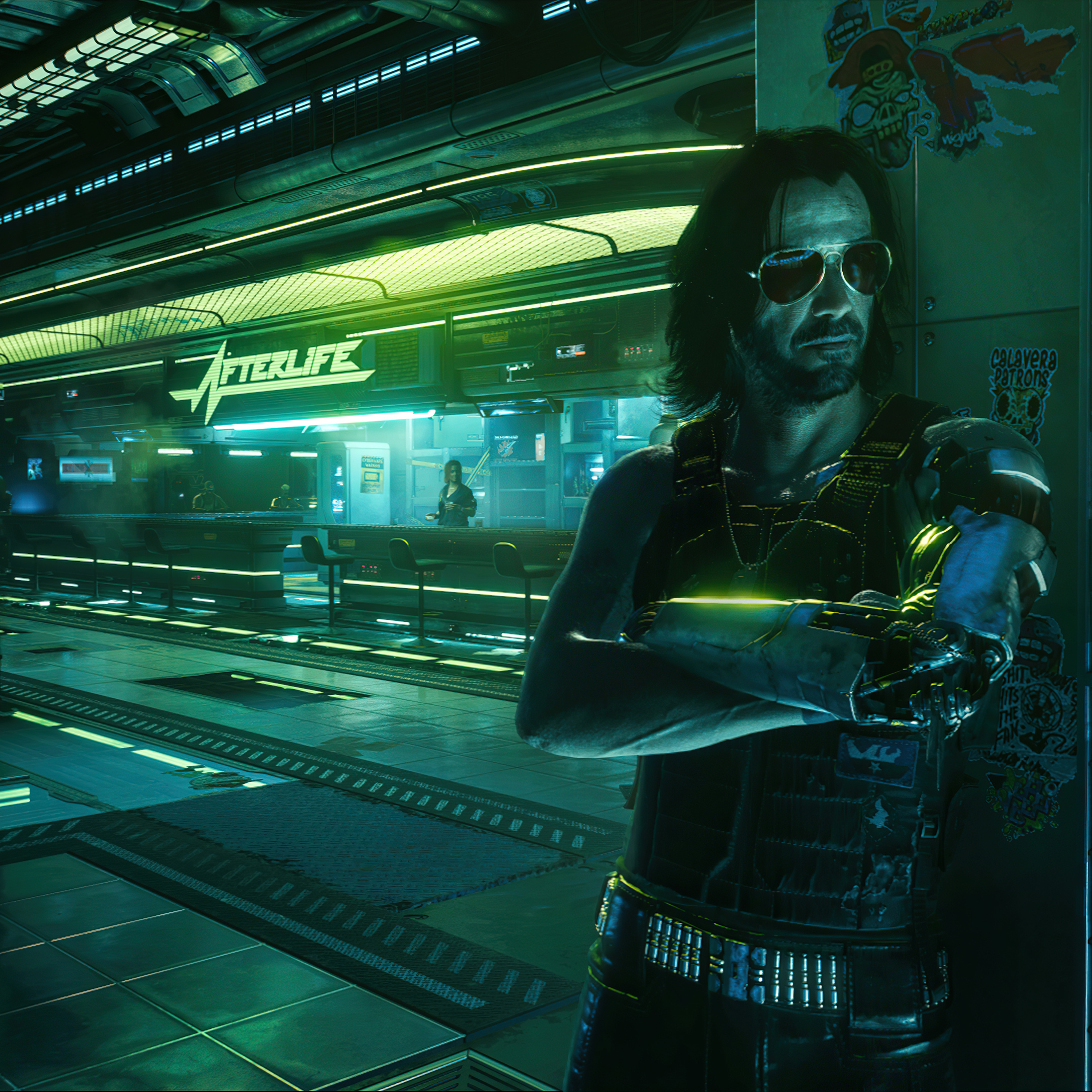 Keanu Reeves Romantic Cyberpunk 2077 Wallpapers