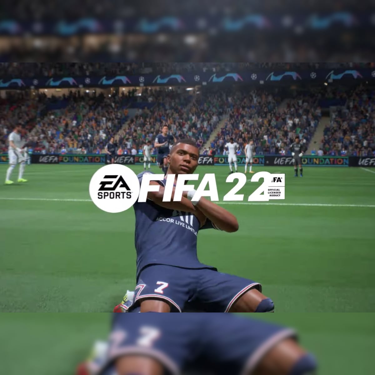 Kylian Mbappe FIFA 22 Game Wallpapers