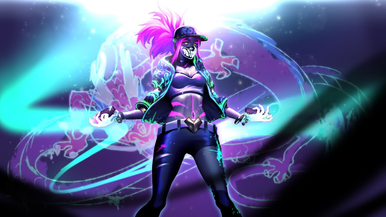 League Of Legends  K/DA Group 8K Wallpapers