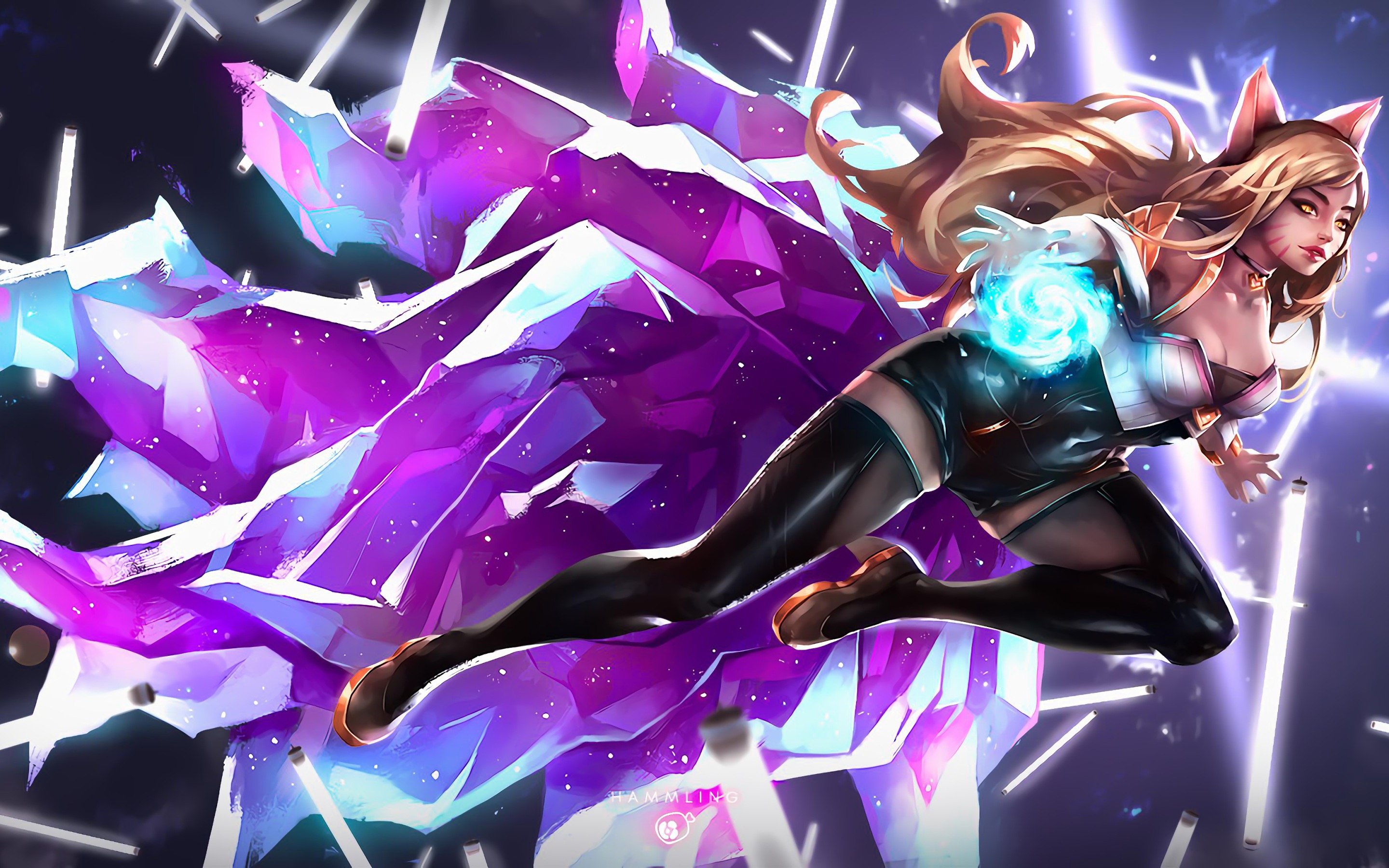 League Of Legends  K/DA Group 8K Wallpapers