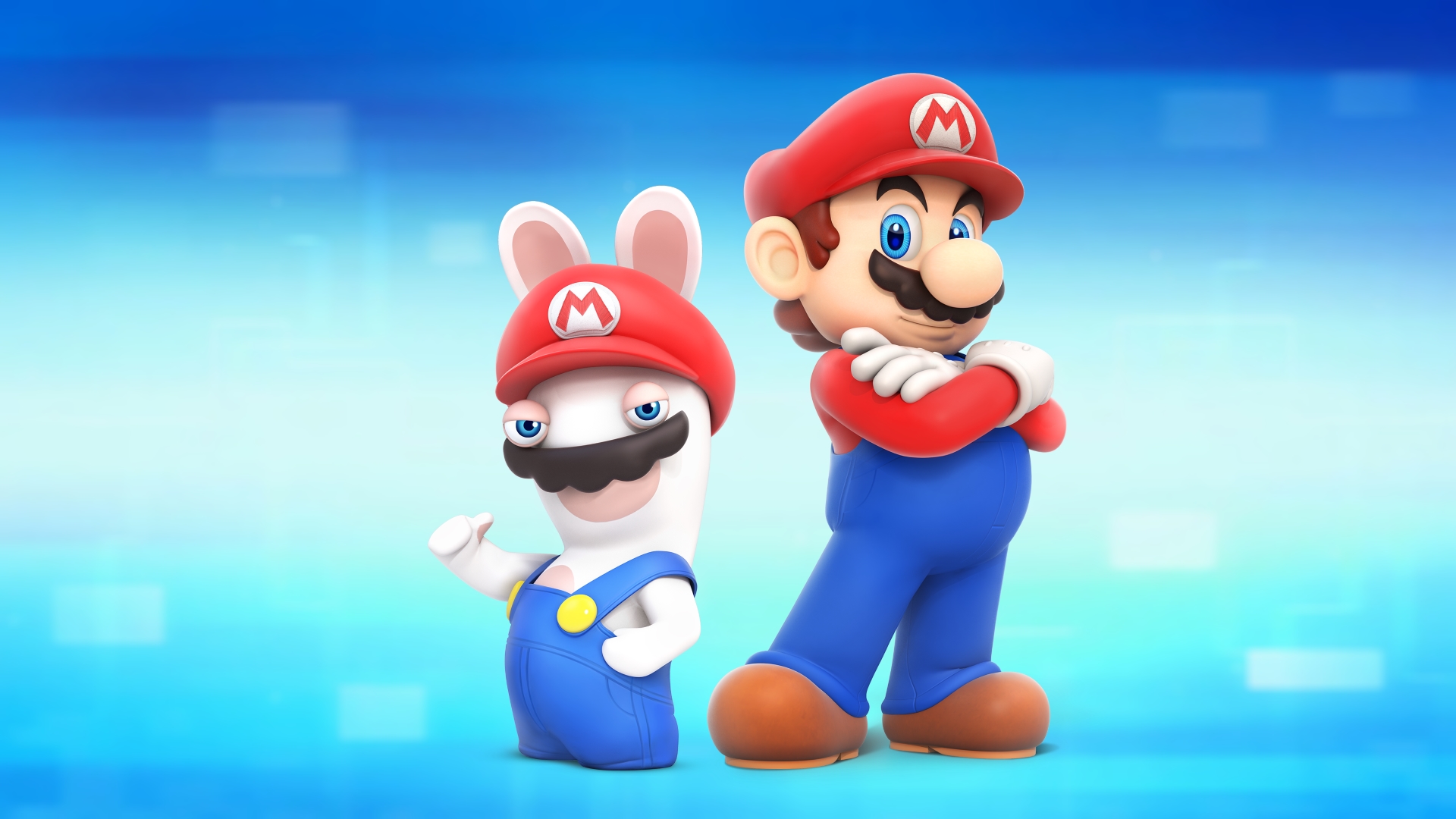 Luigi Mario Raving Rabbids Wallpapers