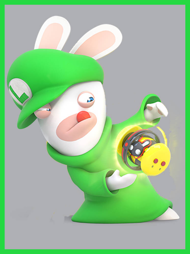 Luigi Mario Raving Rabbids Wallpapers