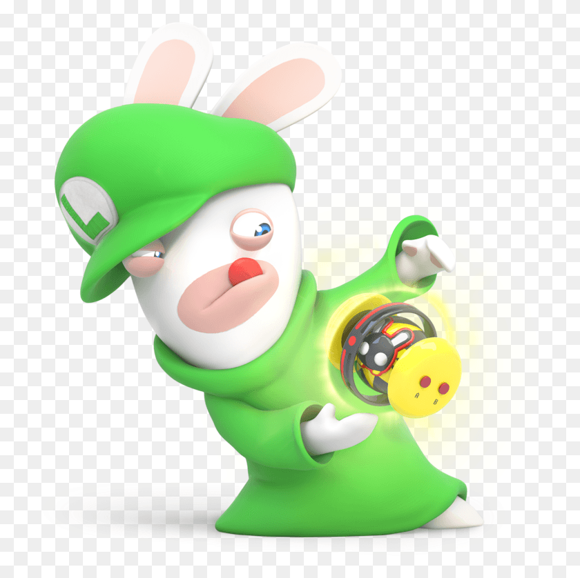 Luigi Mario Raving Rabbids Wallpapers