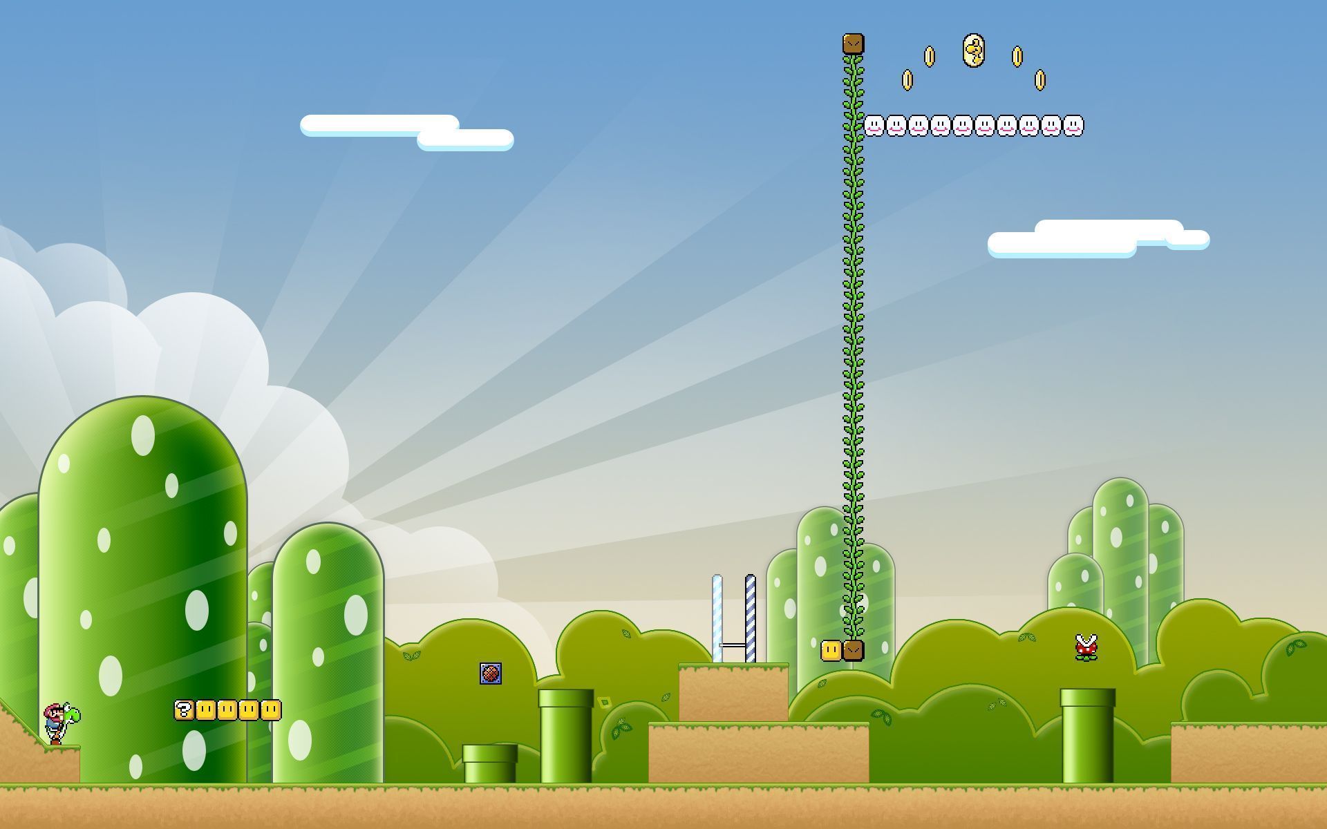 Mario Luigi Green Wallpapers