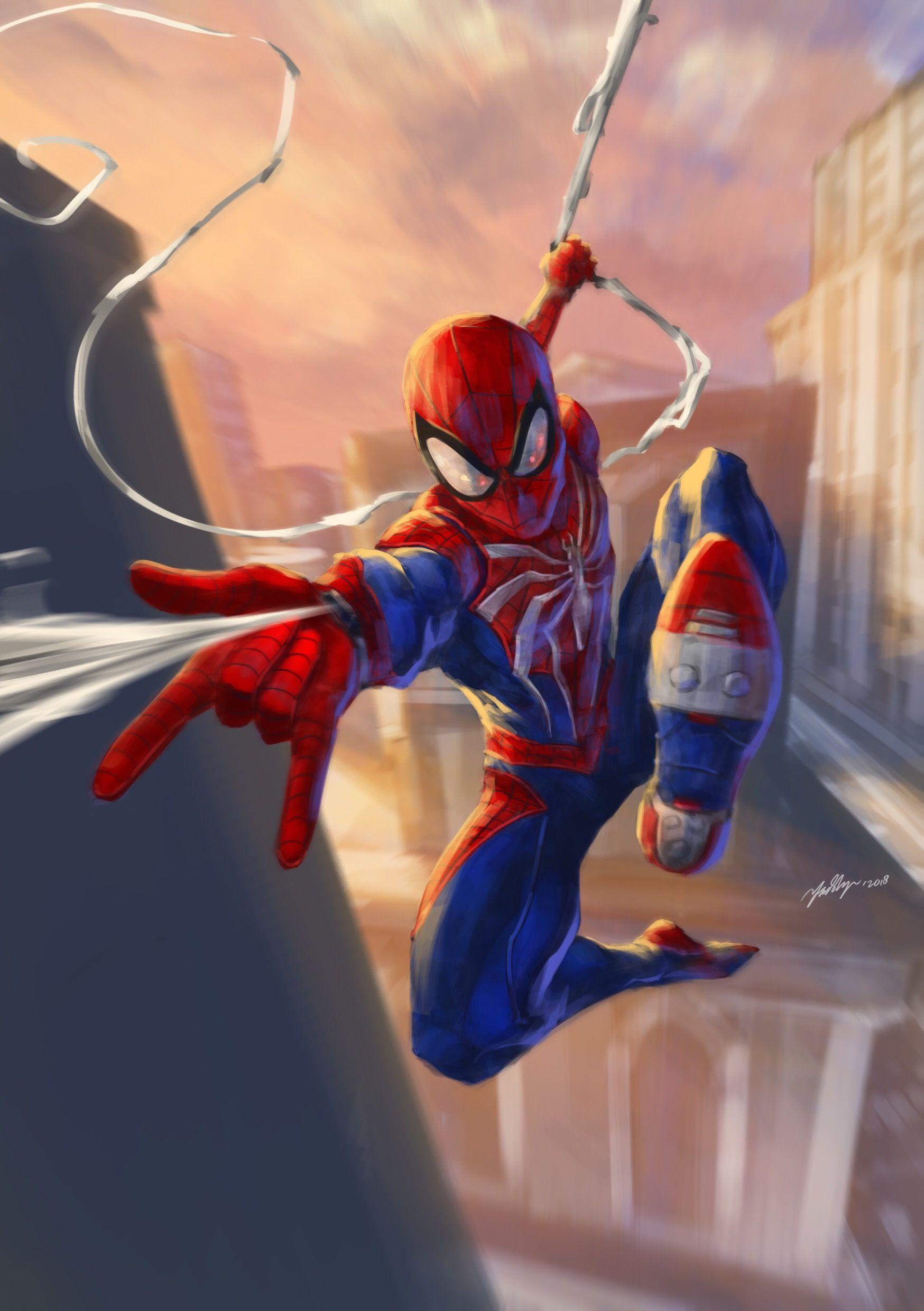 Marvel Comic Spider Man PS4 Wallpapers