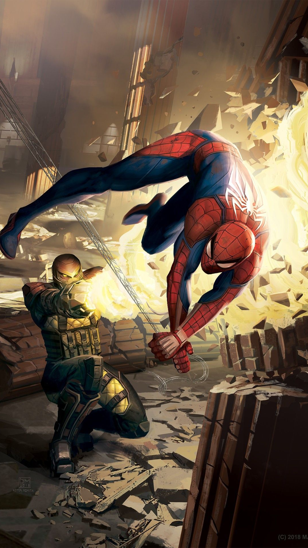 Marvel Comic Spider Man PS4 Wallpapers