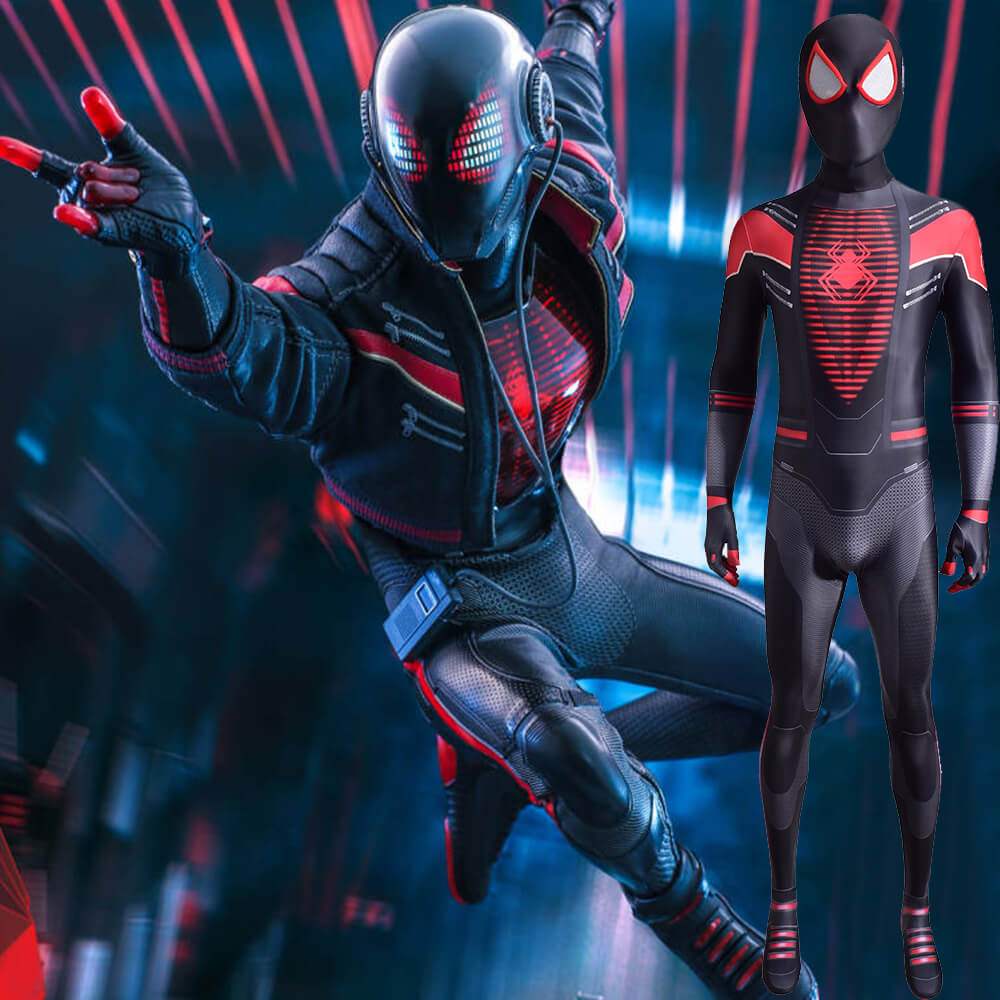 Marvel's Spider-Man Miles Morales Cyberpunk Suit Wallpapers