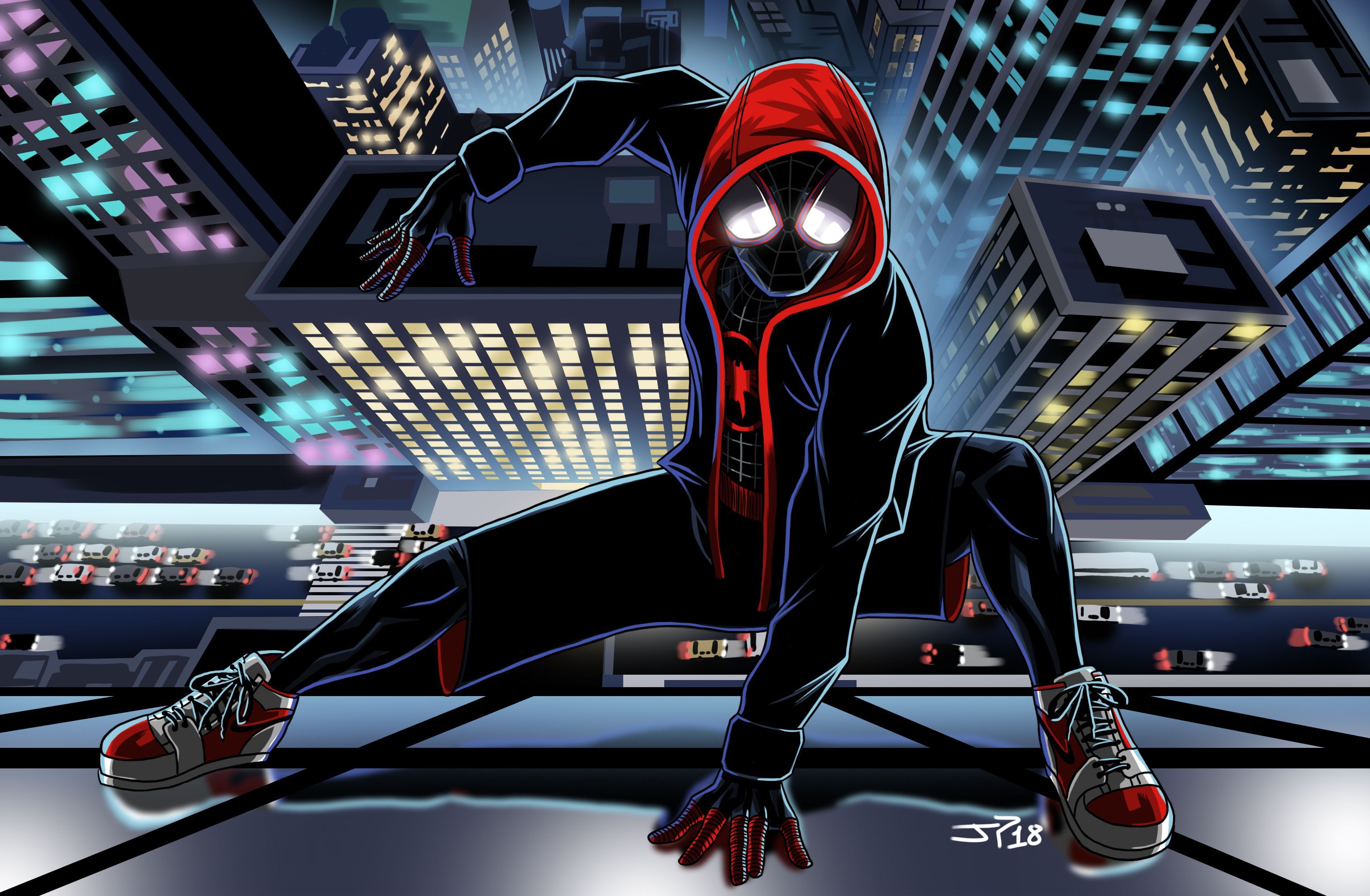 Marvel's Spider-Man Miles Morales Logo Wallpapers