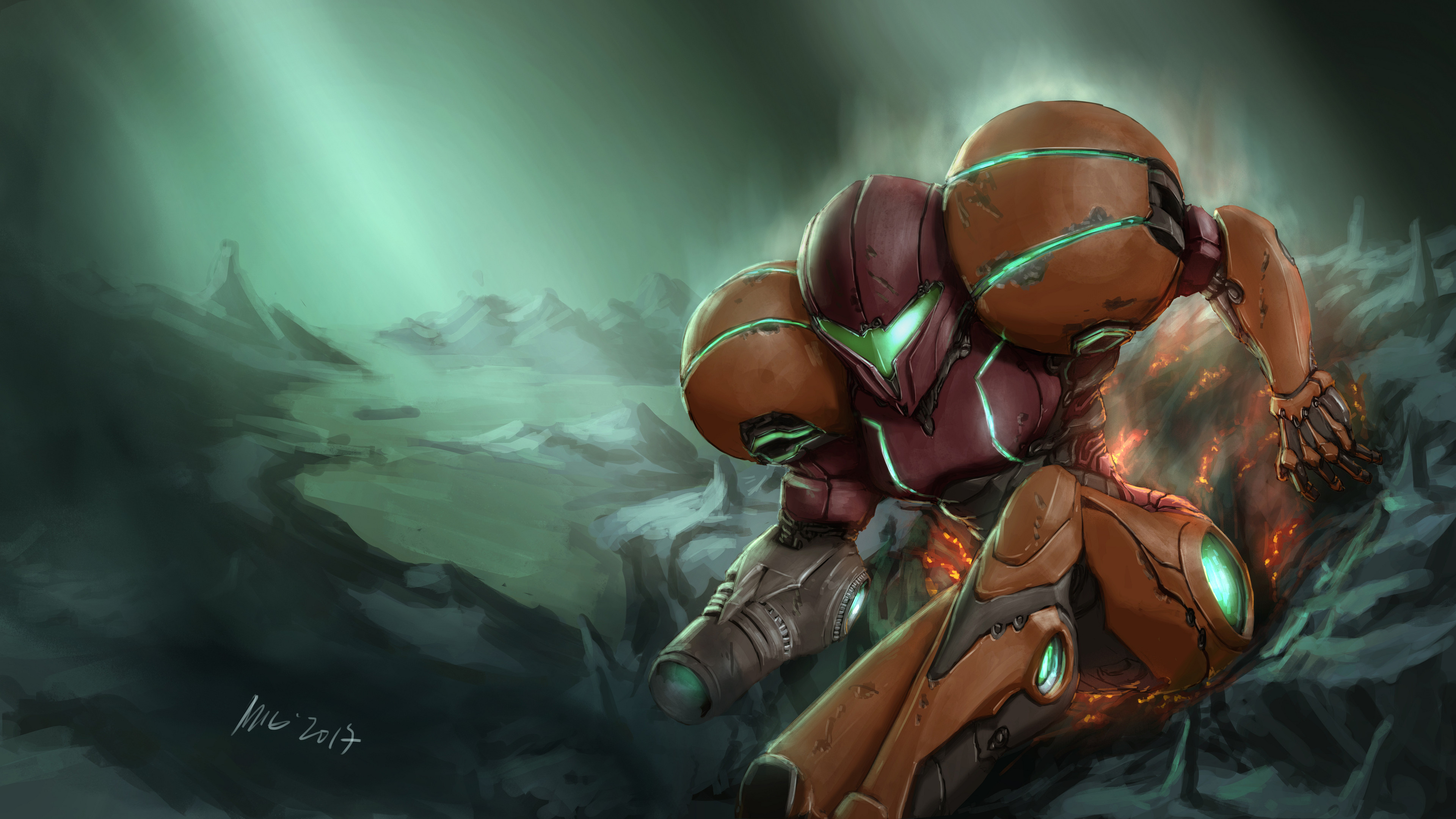 Metroid Samus Aran Wallpapers