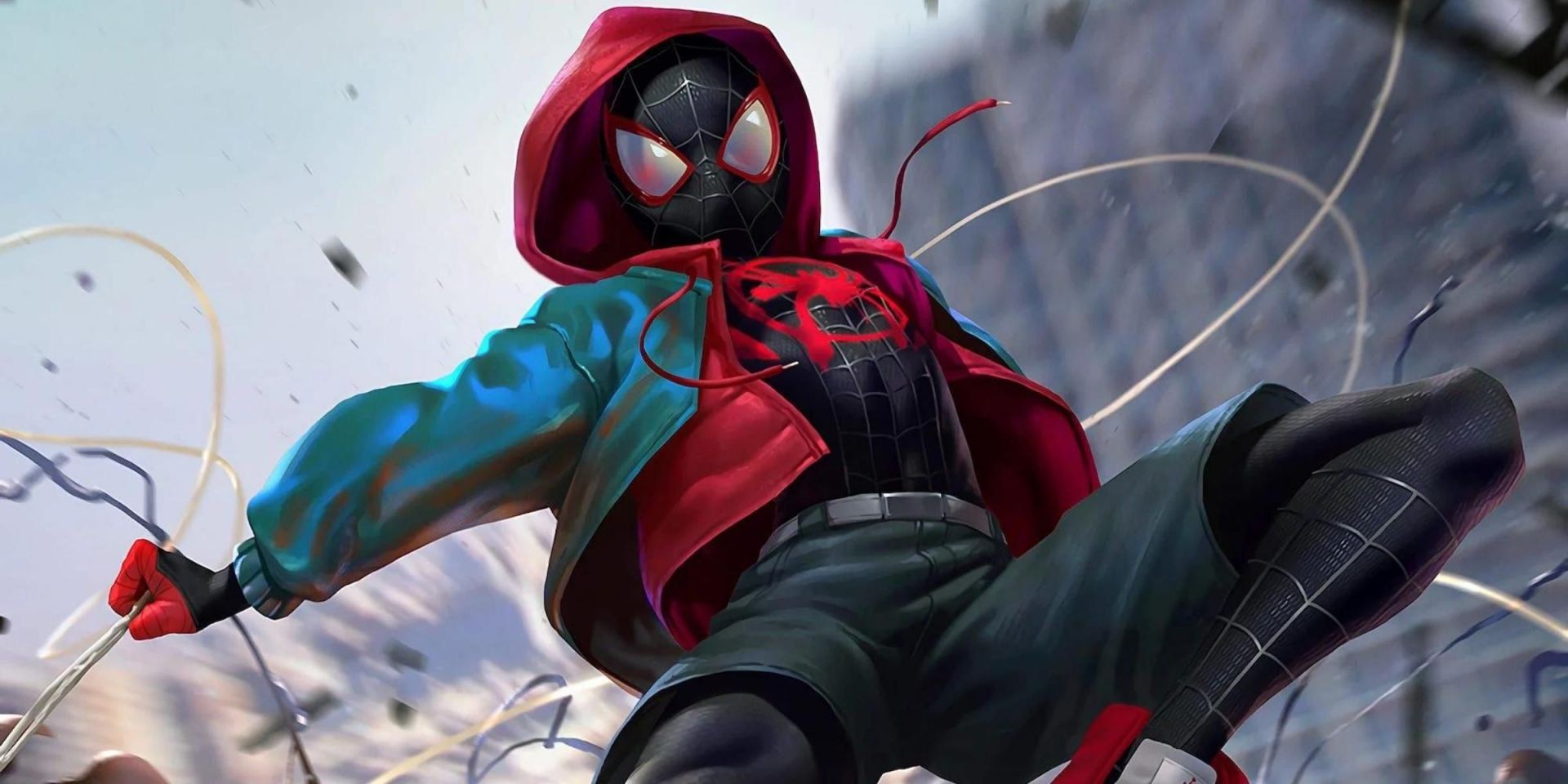 Miles Morales Spider-Man Fire Hand Wallpapers