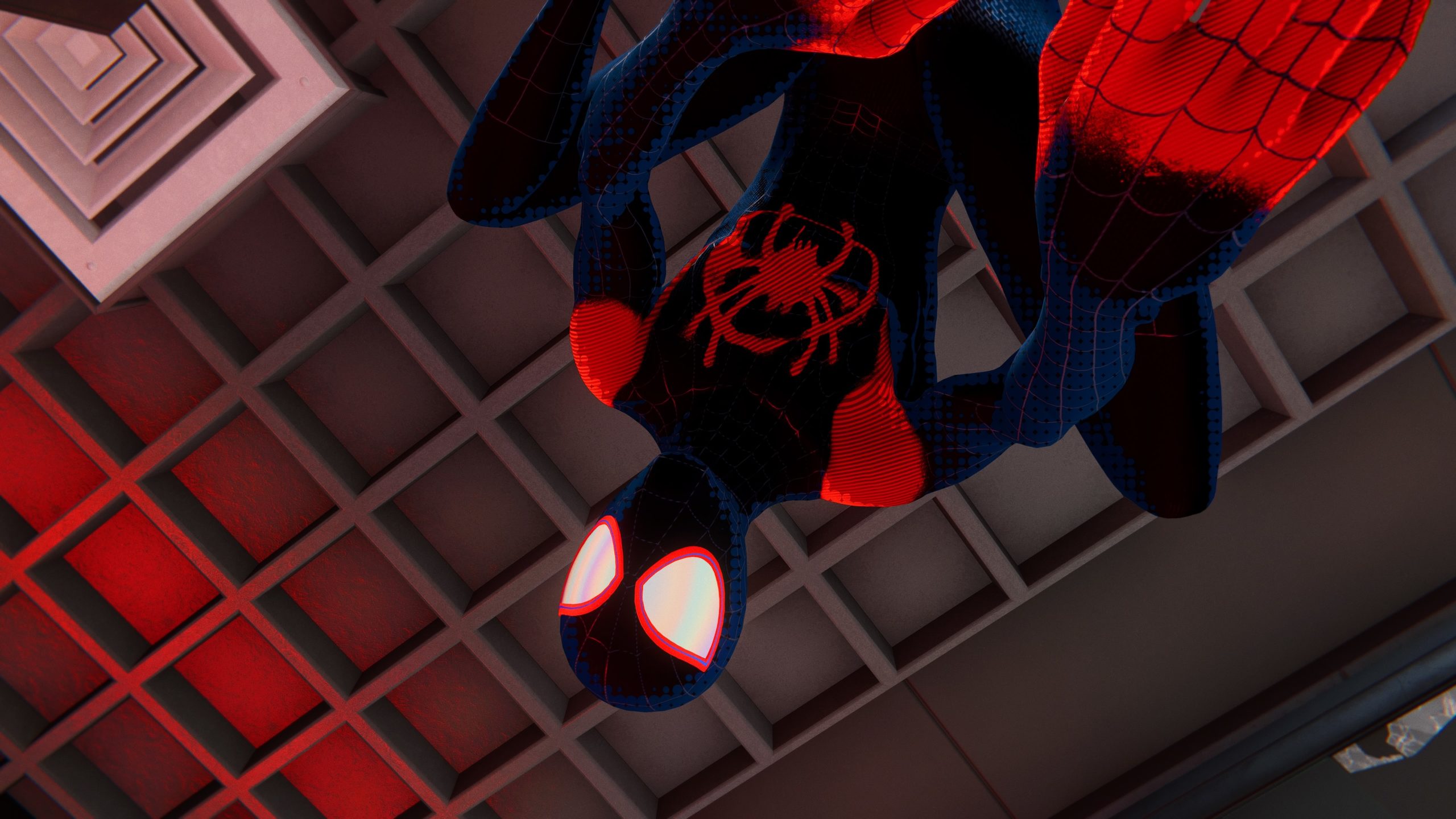 Miles Morales Spider-Man Fire Hand Wallpapers