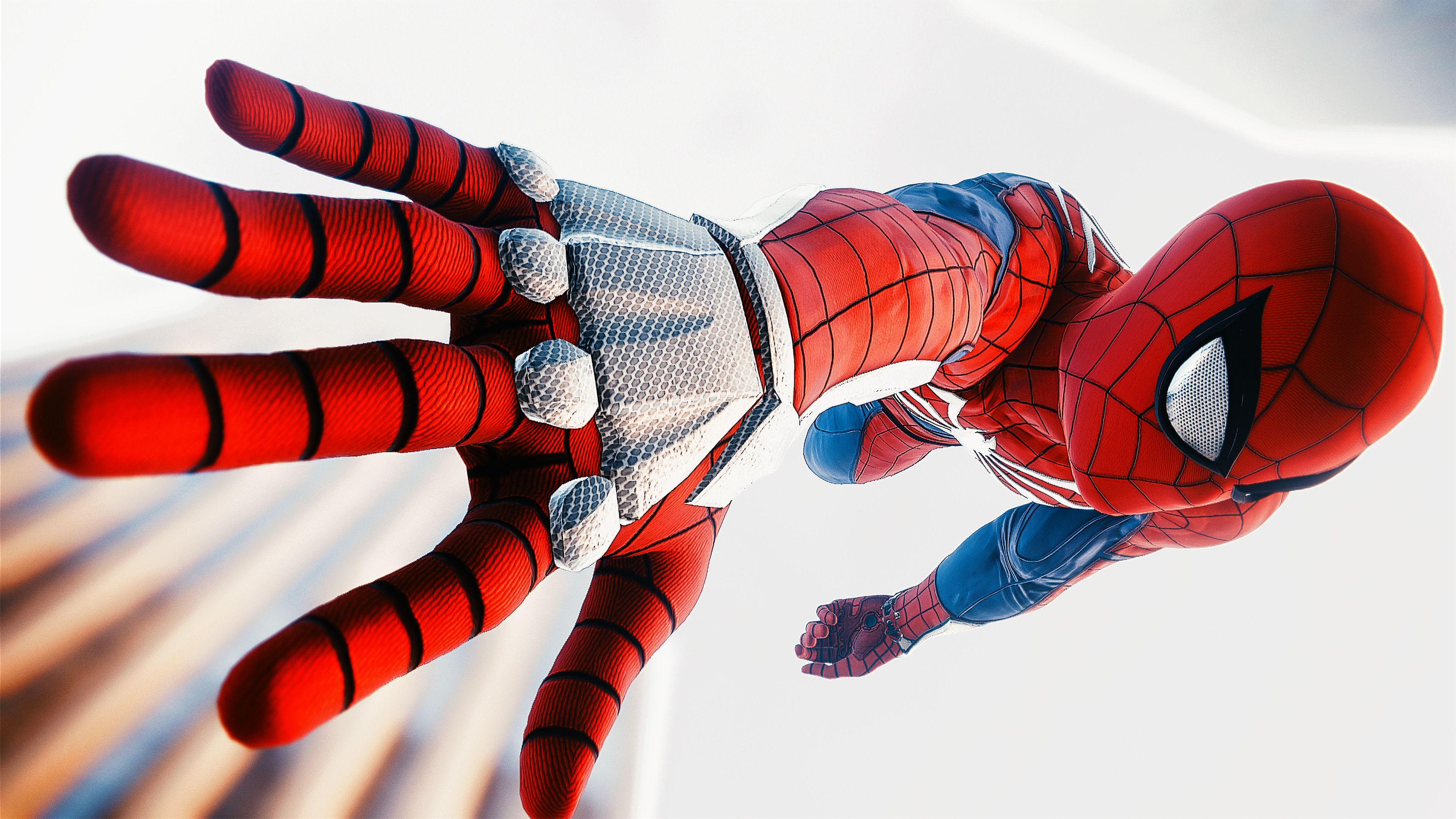 Miles Morales Spider-Man White Suit Wallpapers