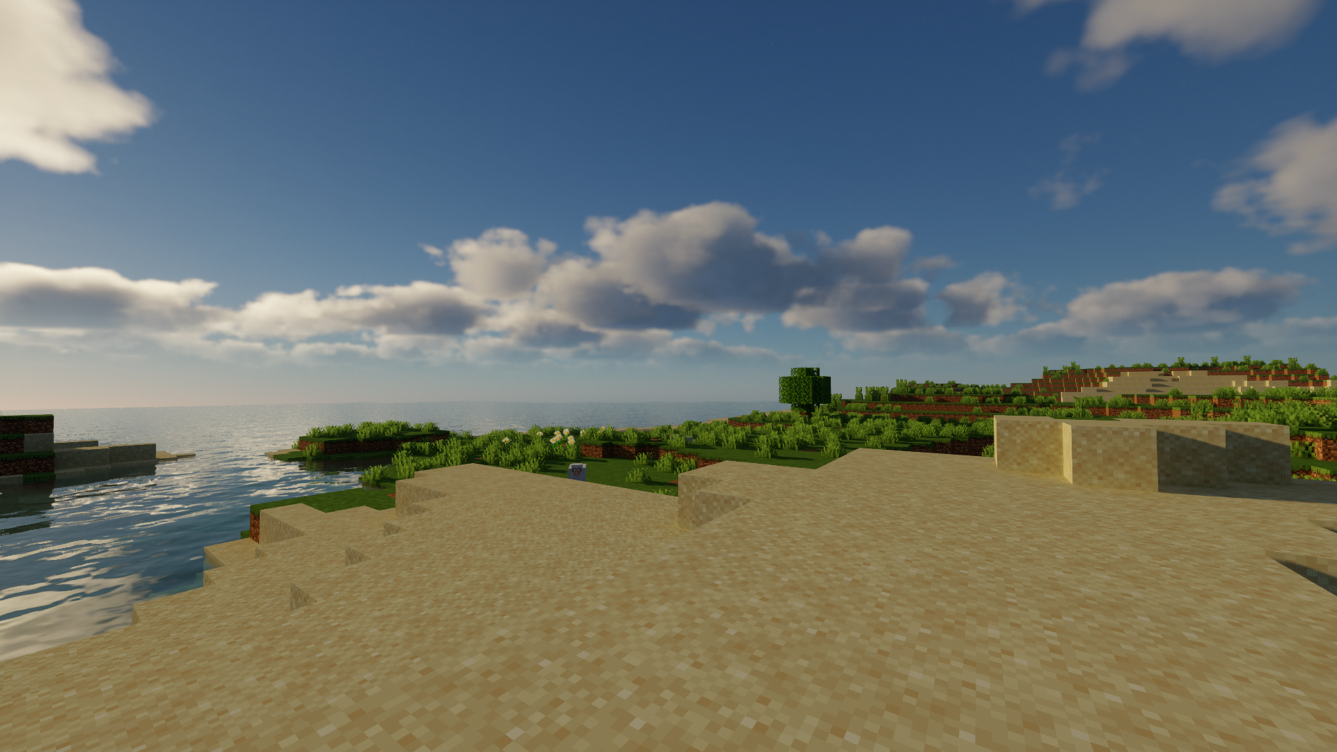 minecraft beach Wallpapers