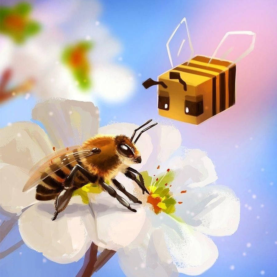 minecraft bee Wallpapers