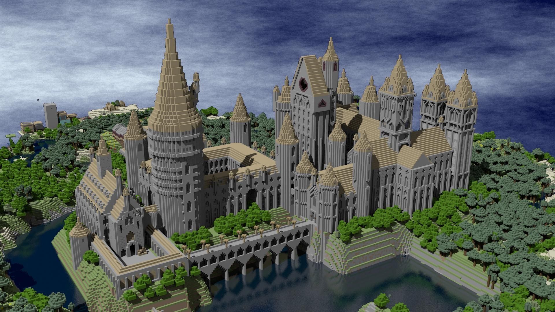 minecraft castle Wallpapers