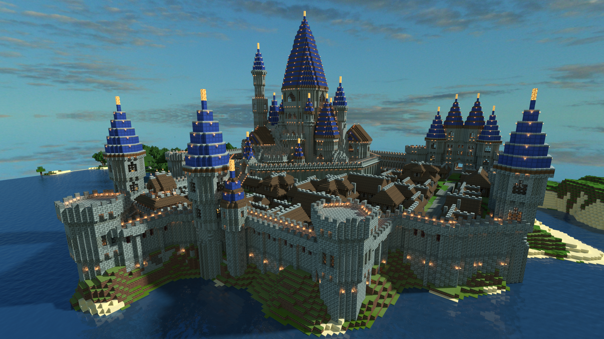 minecraft castle Wallpapers