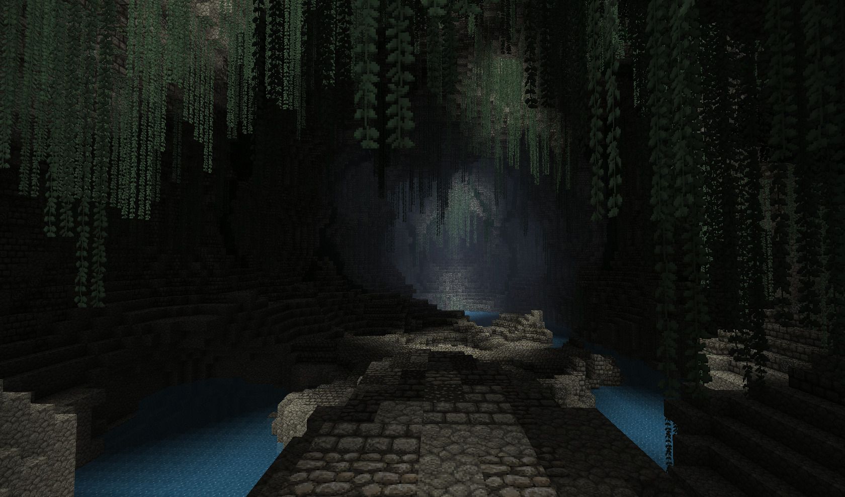 minecraft cave Wallpapers