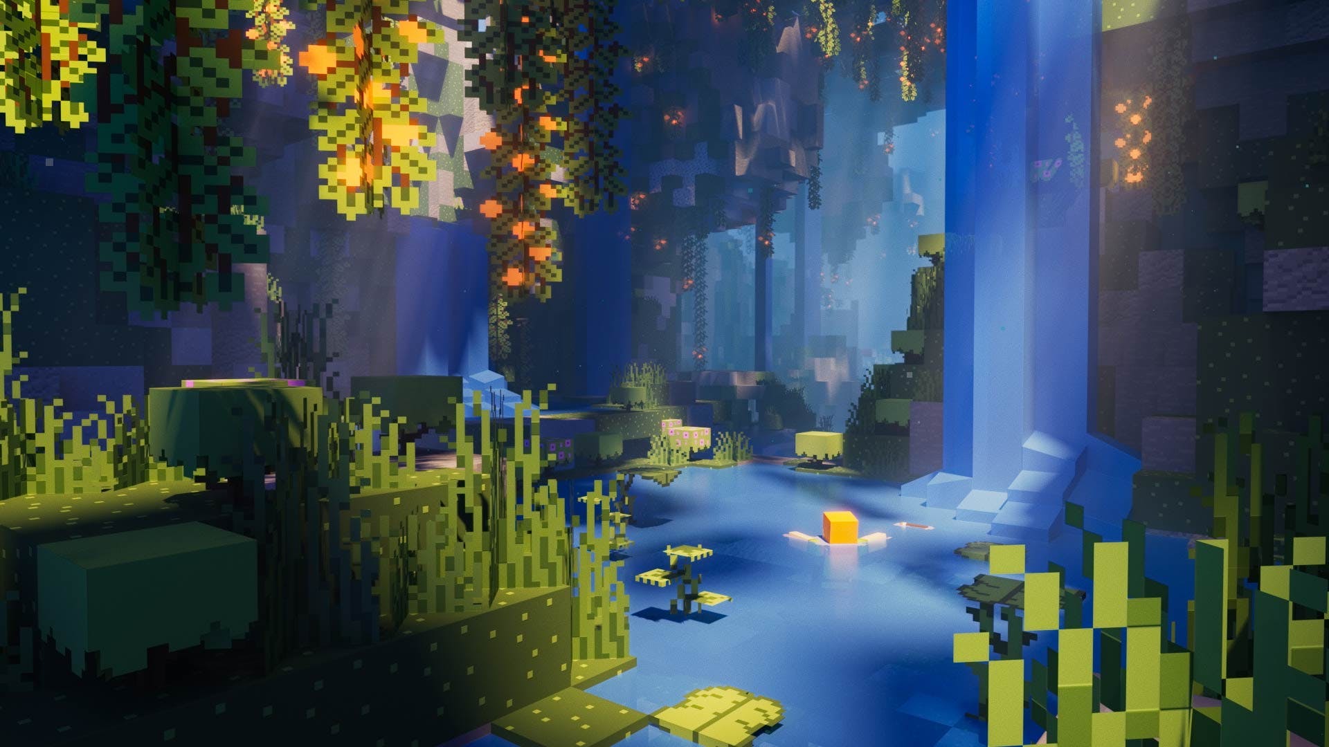 minecraft cave Wallpapers