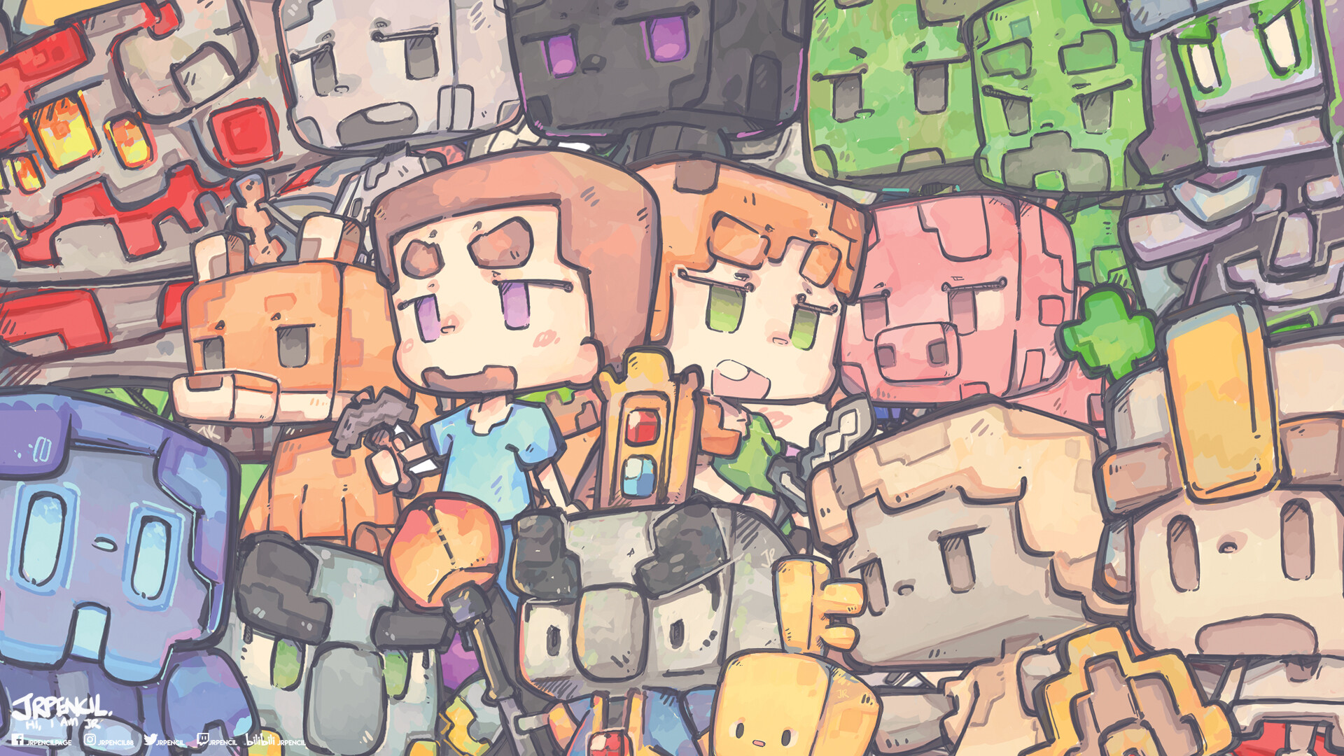 minecraft chibi wallpapers Wallpapers