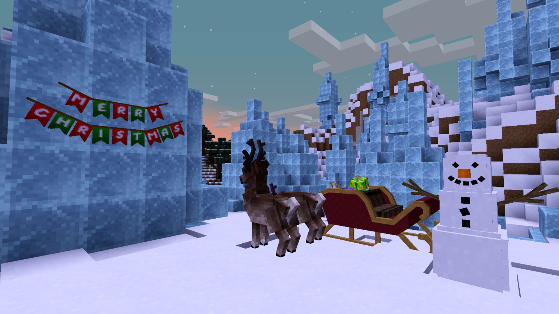 minecraft christmas Wallpapers