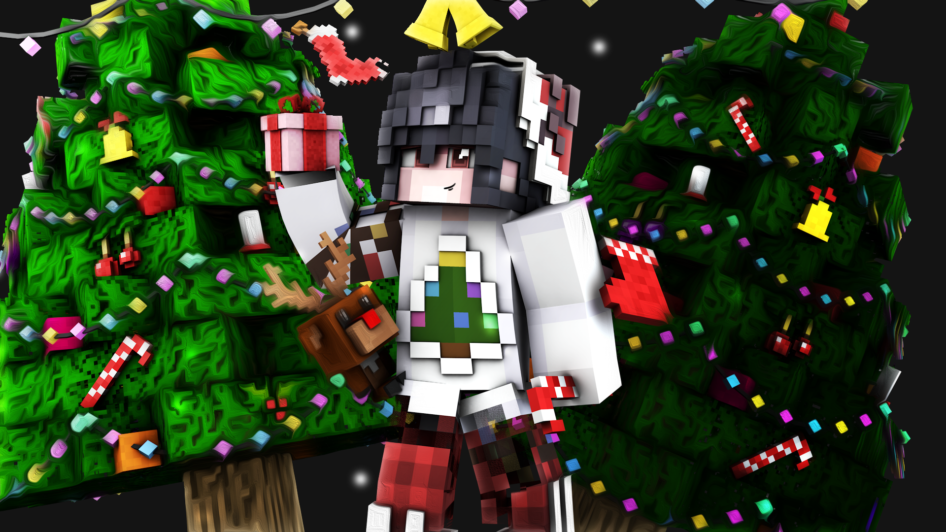 Christmas in minecraft wallpaper. Майнкрафт новый год. Minecraft новогодний. Майнкрафт новый год на рабочий стол. Популярные обои майнкрафт.