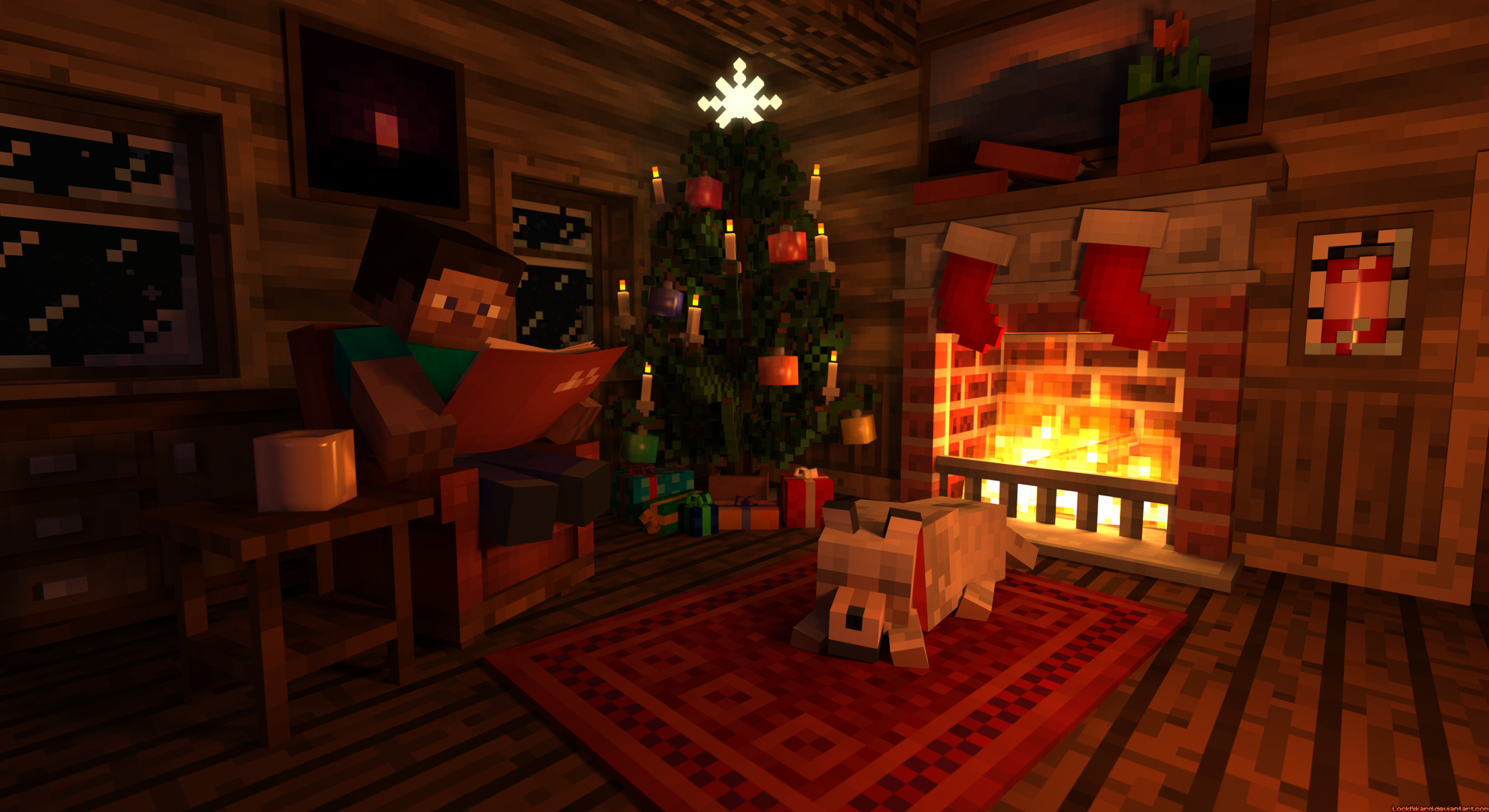 minecraft christmas wallpapers Wallpapers