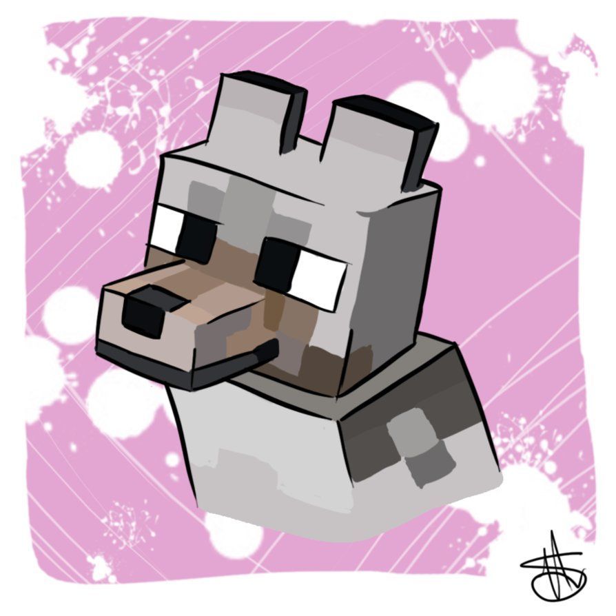 minecraft cute wolf wallpapers Wallpapers