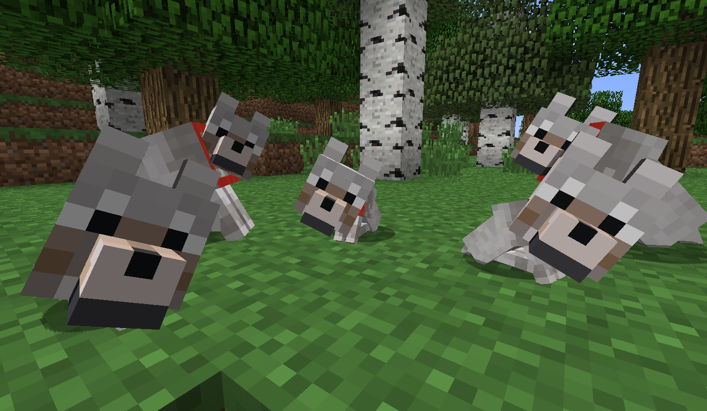 minecraft cute wolf wallpapers Wallpapers