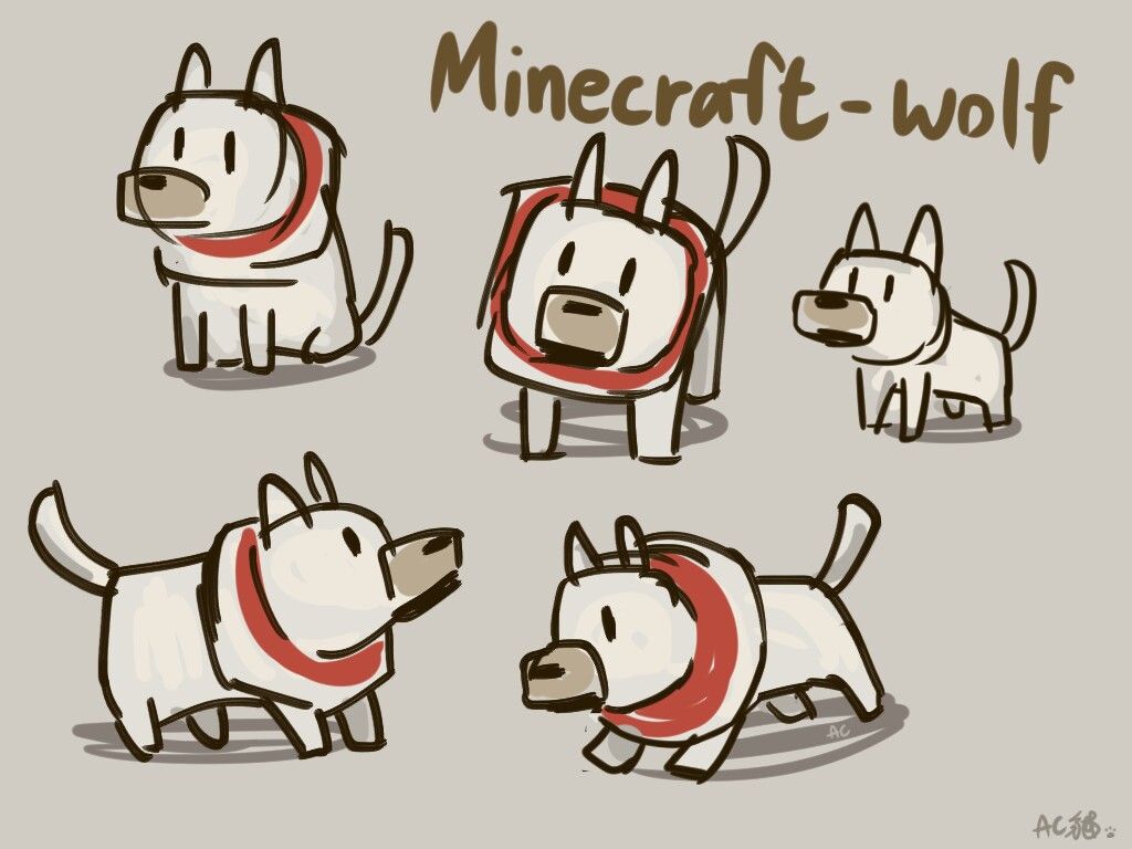 minecraft cute wolf wallpapers Wallpapers