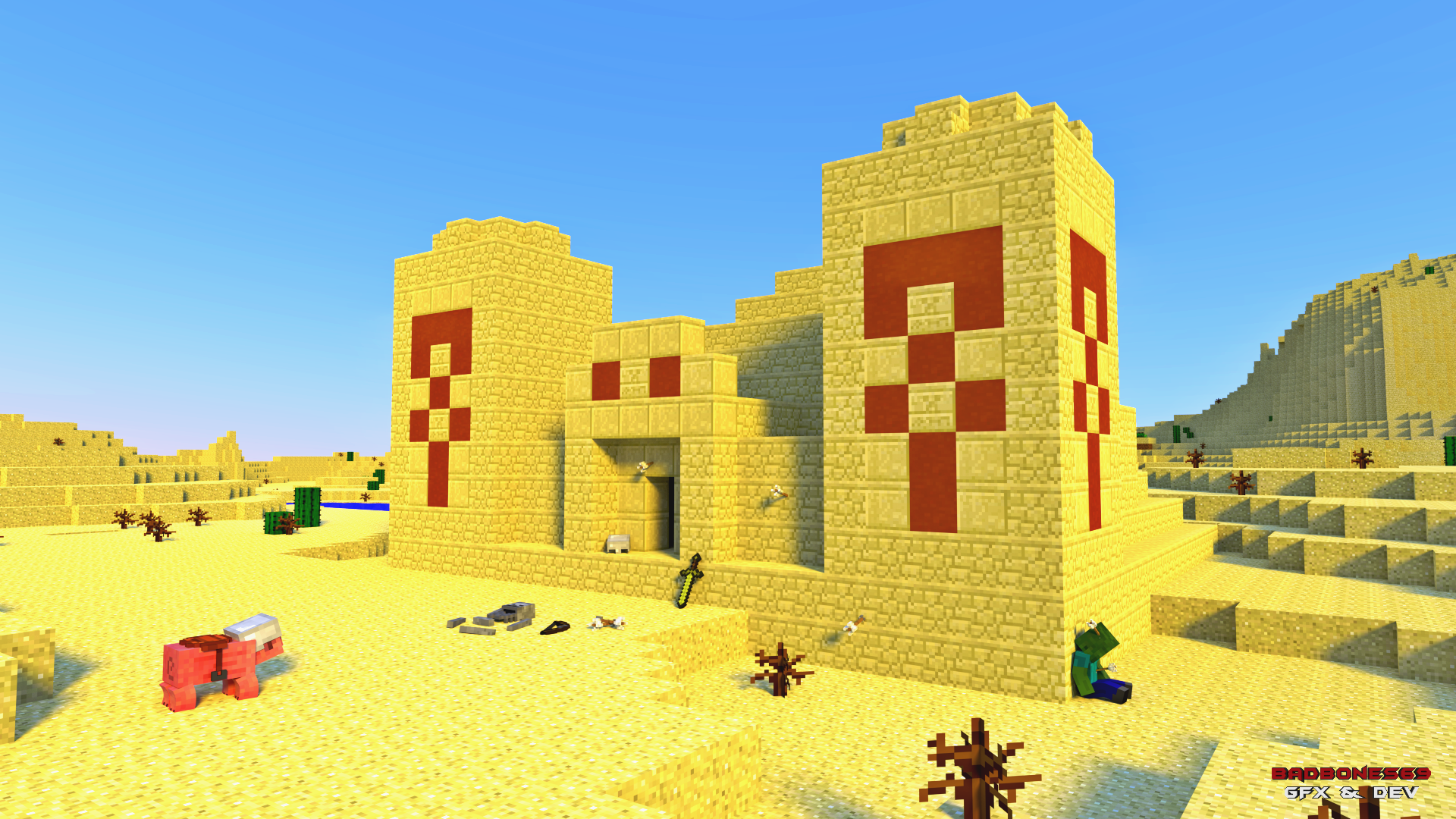 minecraft desert Wallpapers