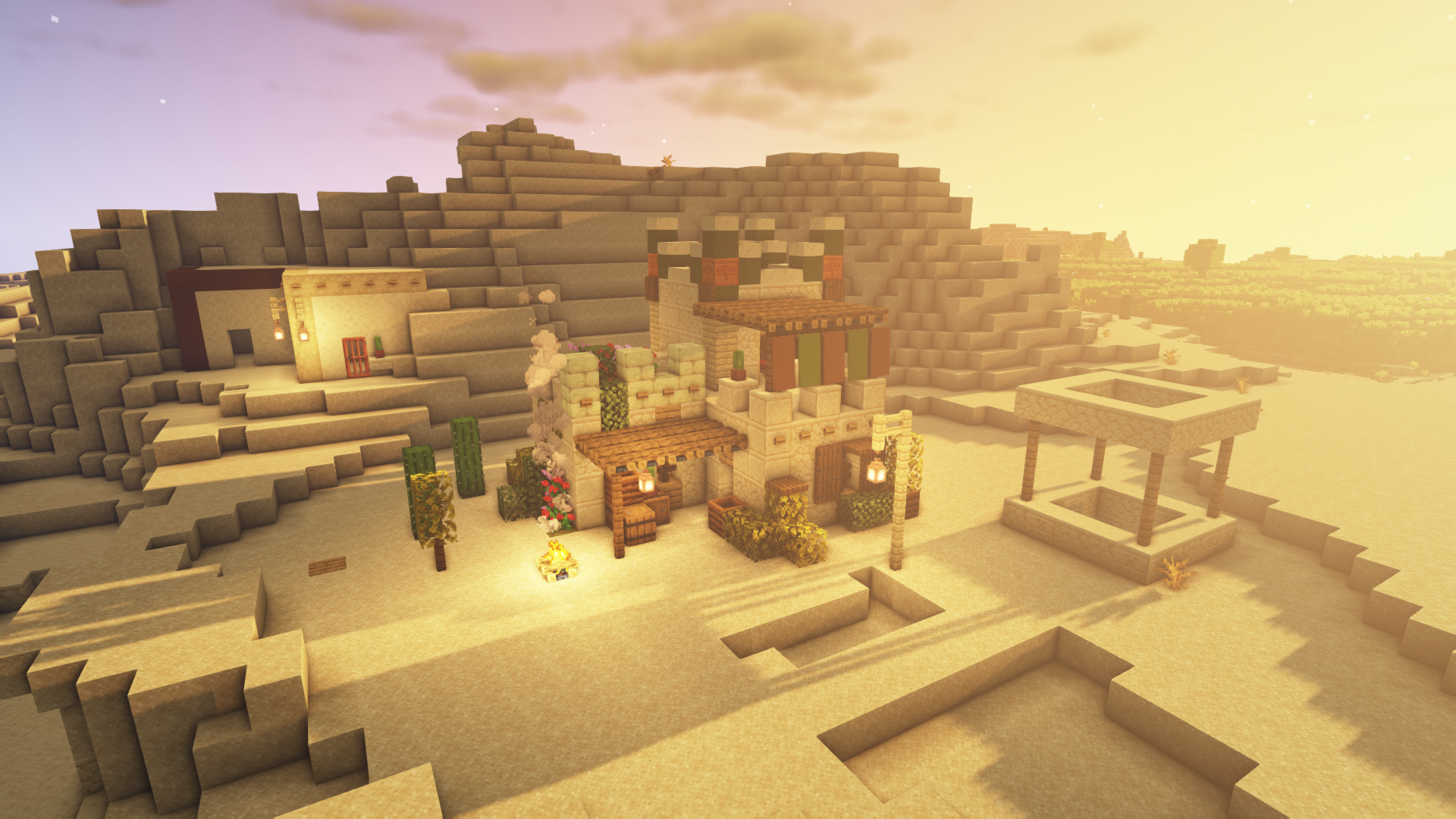 minecraft desert Wallpapers