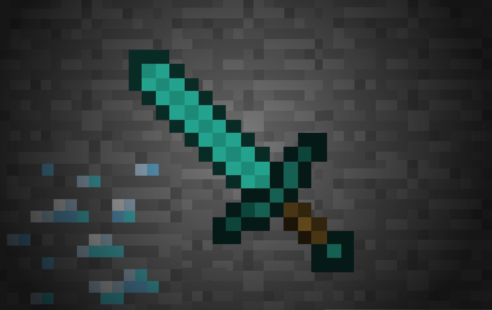 minecraft diamond sword Wallpapers