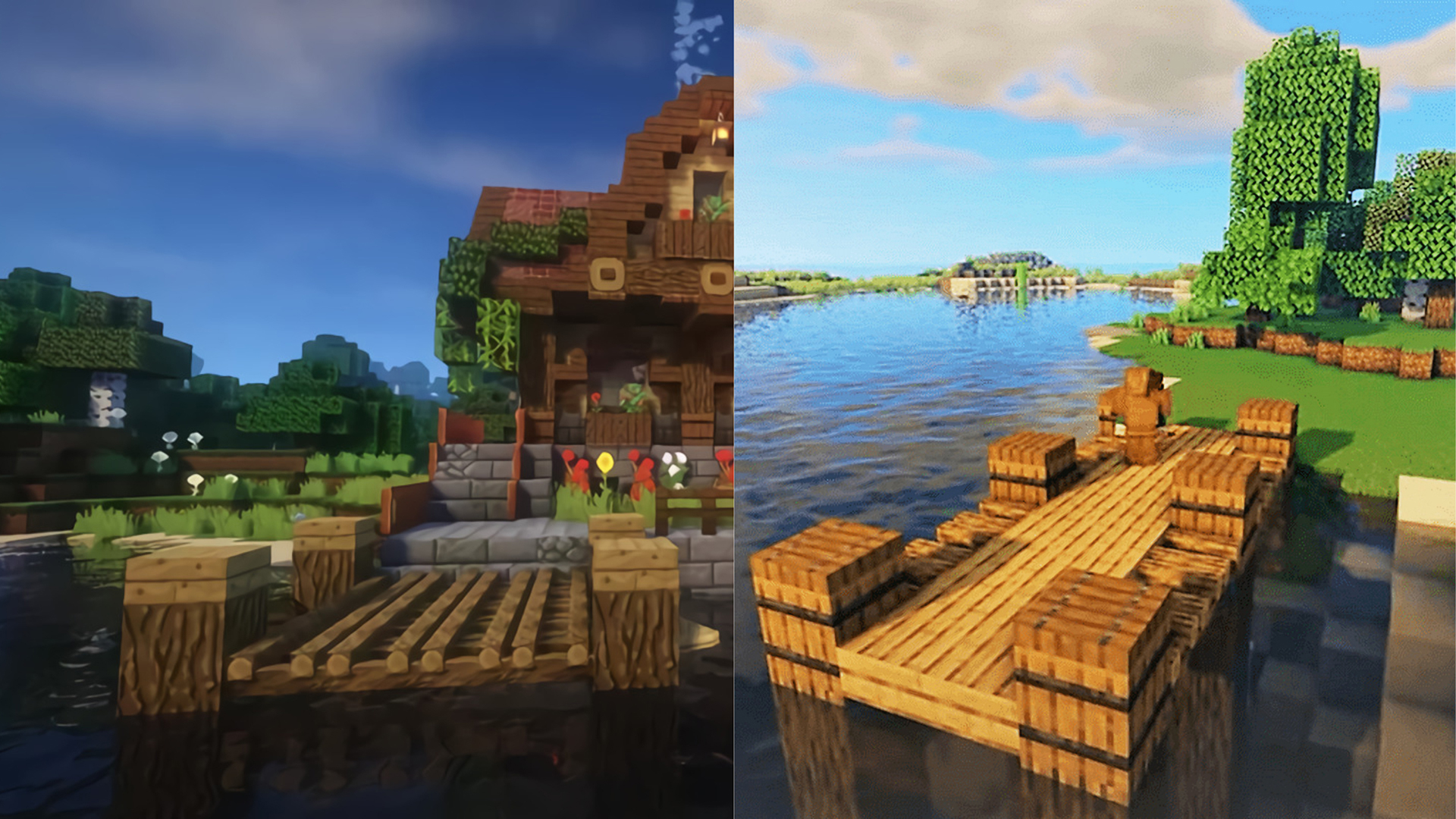 minecraft dock Wallpapers