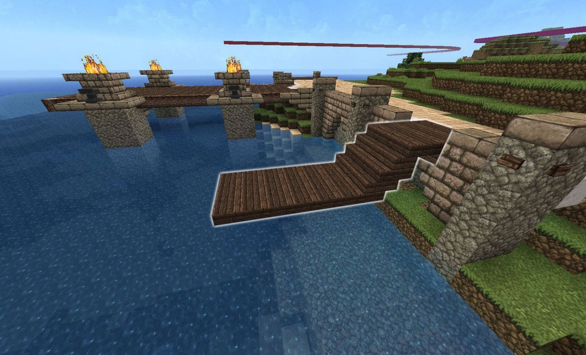 minecraft dock Wallpapers