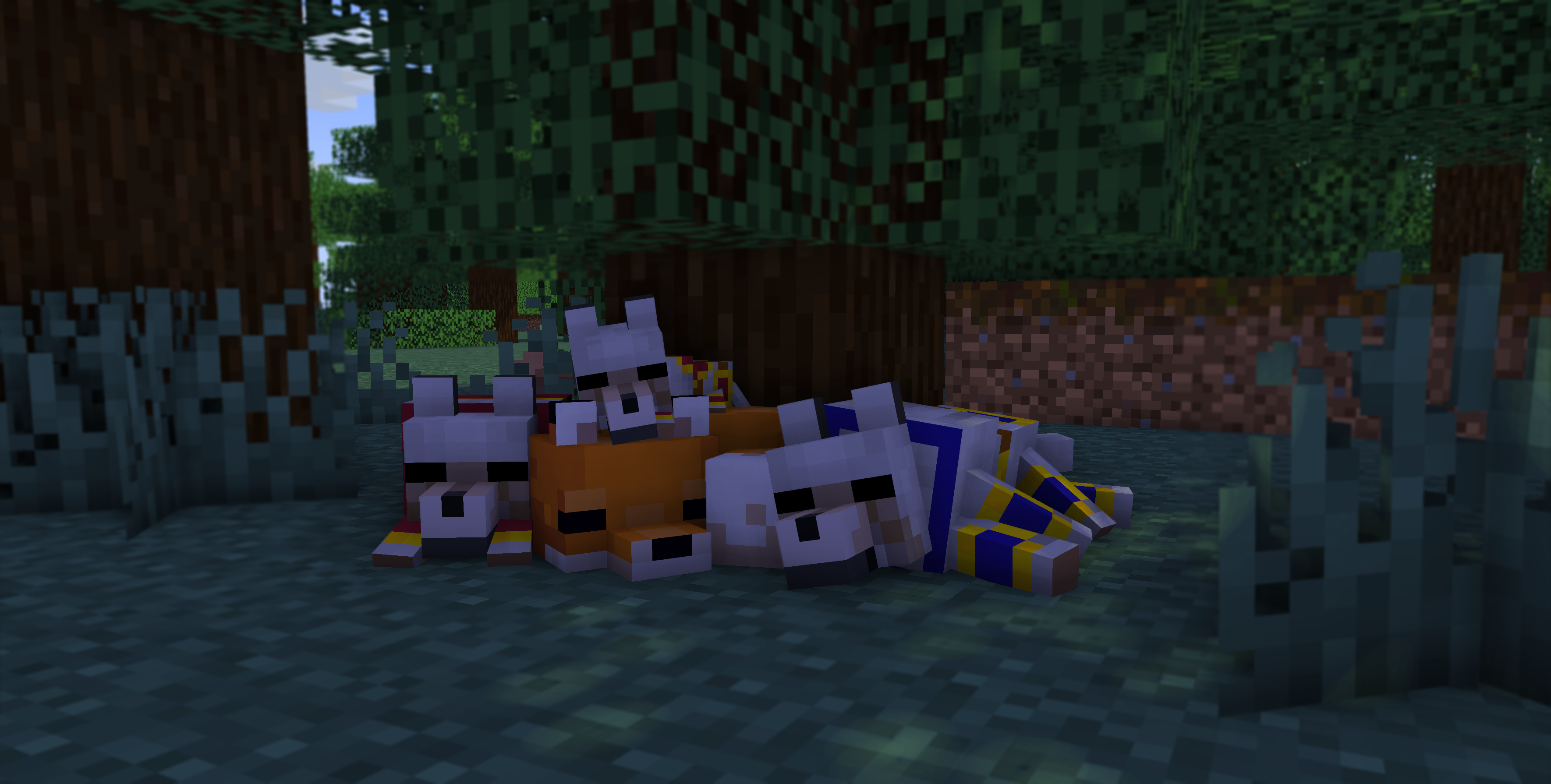 minecraft dog Wallpapers
